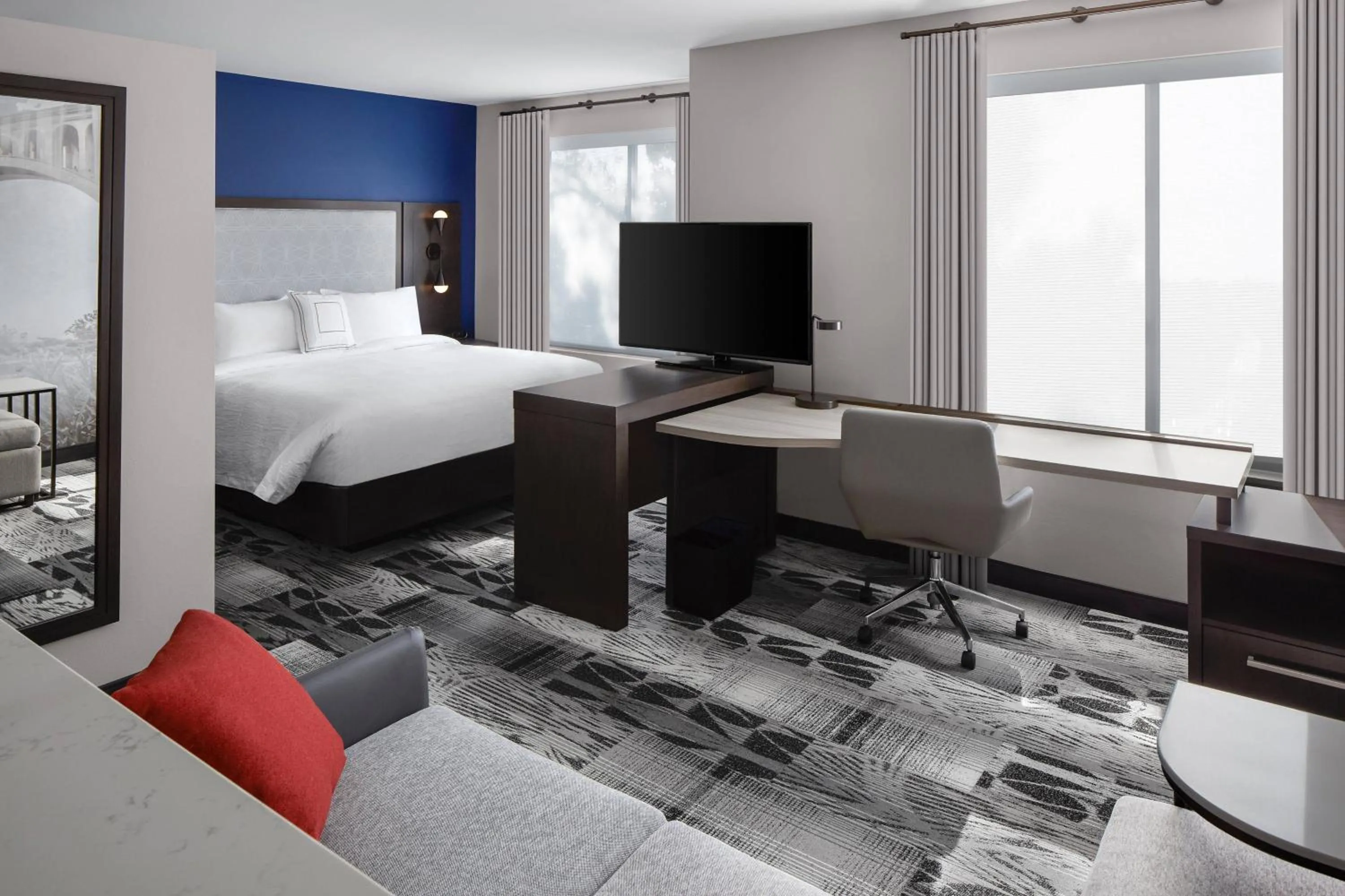 Bedroom, Bed in Residence Inn Richmond Midtown/Glenside