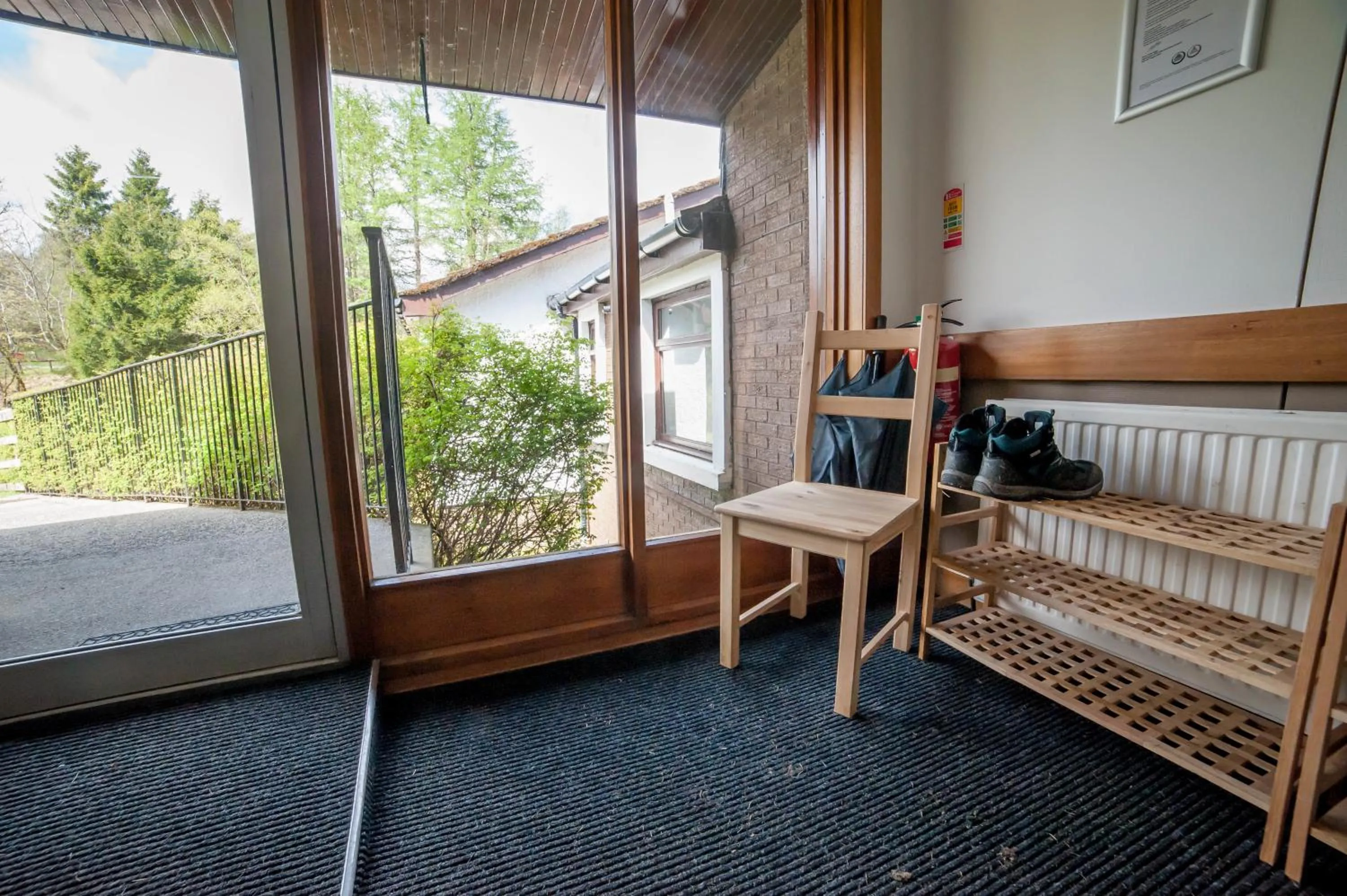 Lobby or reception, Bed in Crianlarich Youth Hostel