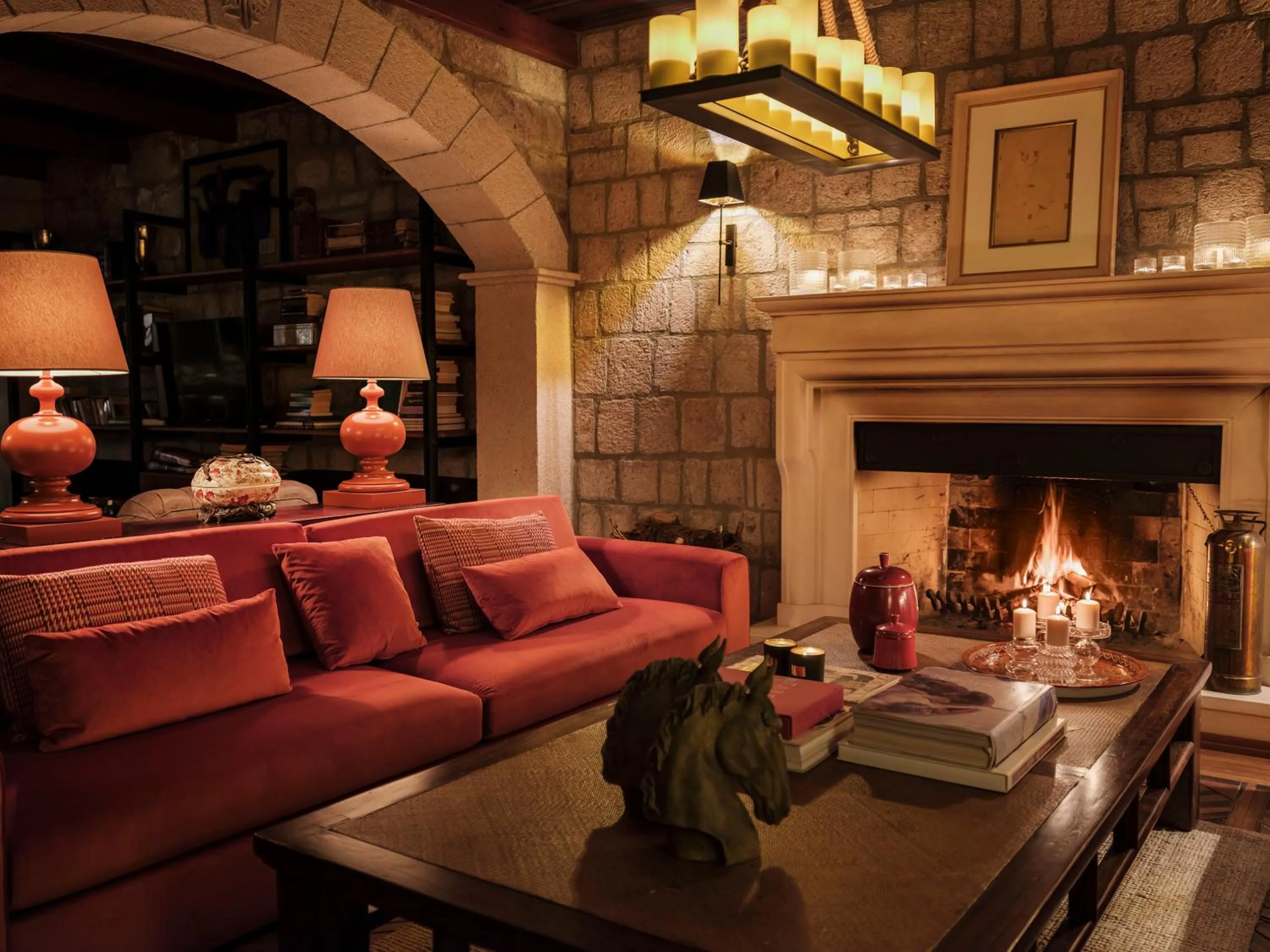 Living room in Simurg Inn