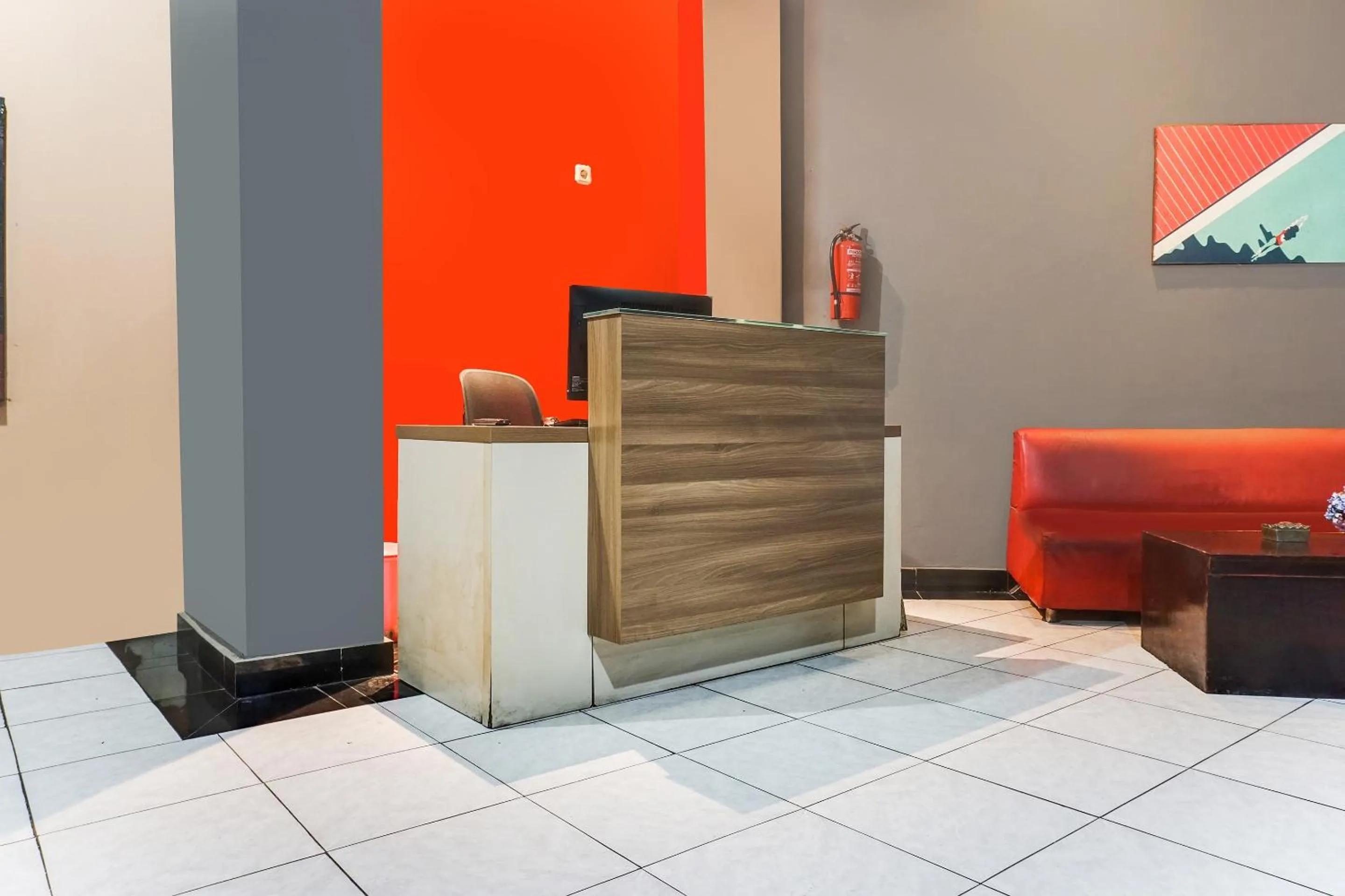 Lobby or reception in Hotel O Makassar near Mall Panakukkang formerly Sayang Home Stay