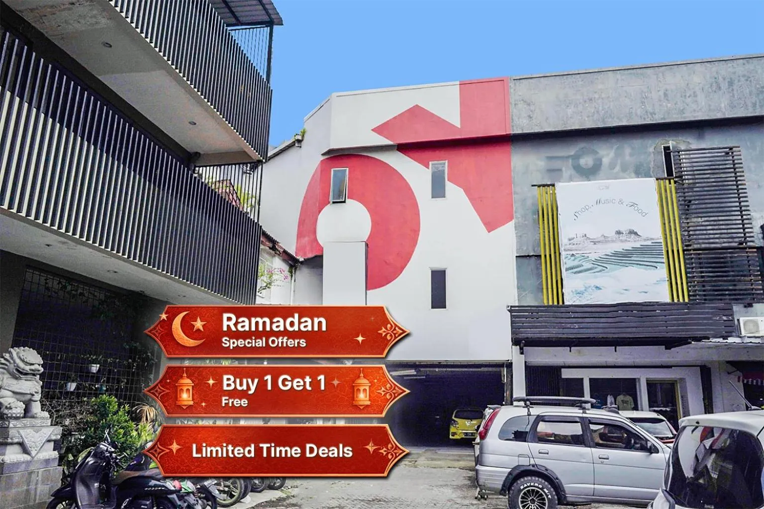 Property building in Hotel O Makassar near Mall Panakukkang formerly Sayang Home Stay