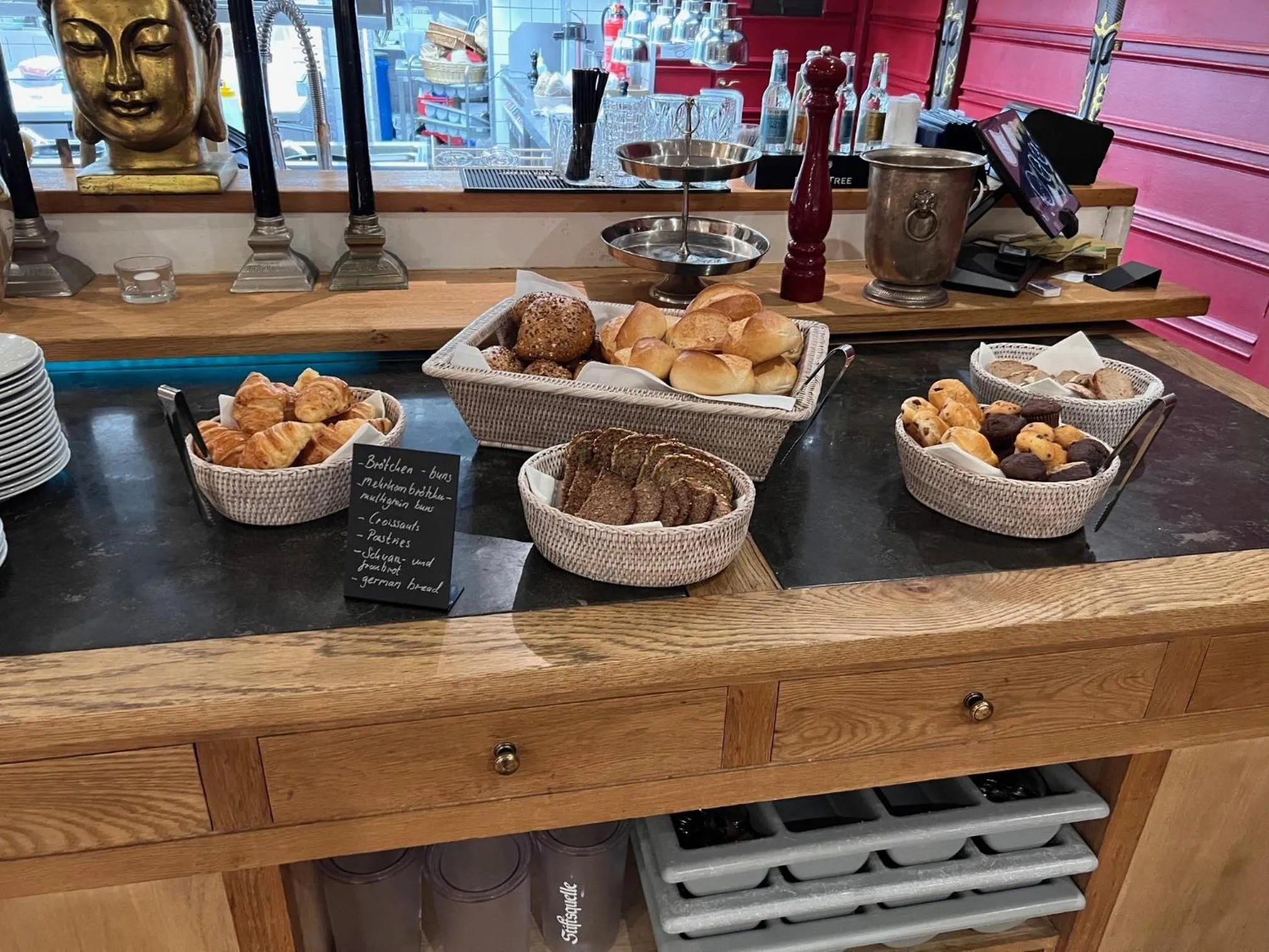 Buffet breakfast in Hotel Ashley's Garden