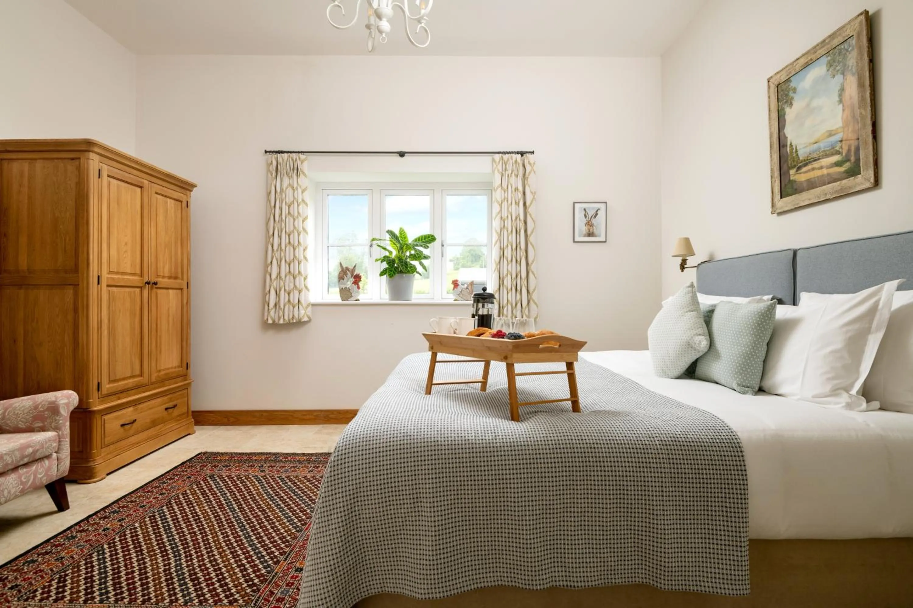 Bed in Barrow Hill Barns
