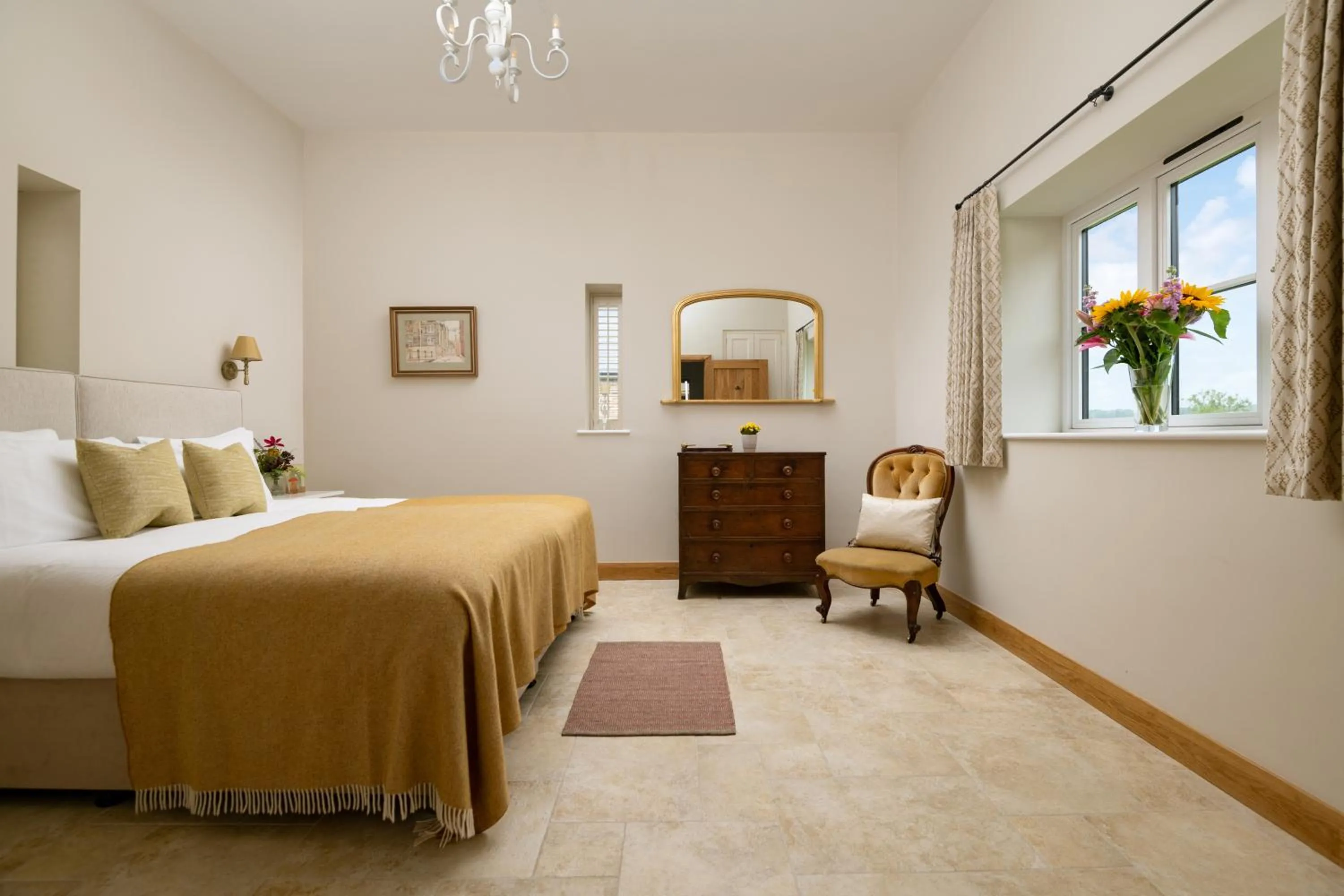 Bed in Barrow Hill Barns