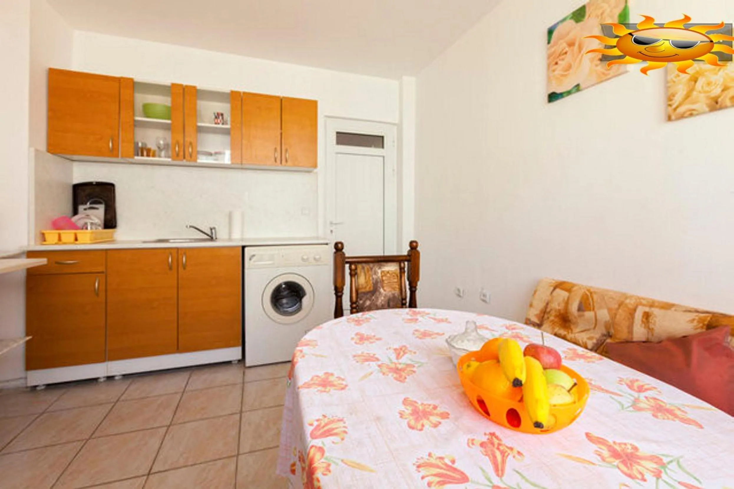 Kitchen or kitchenette, Bed in Samuil Apartments - Central Burgas