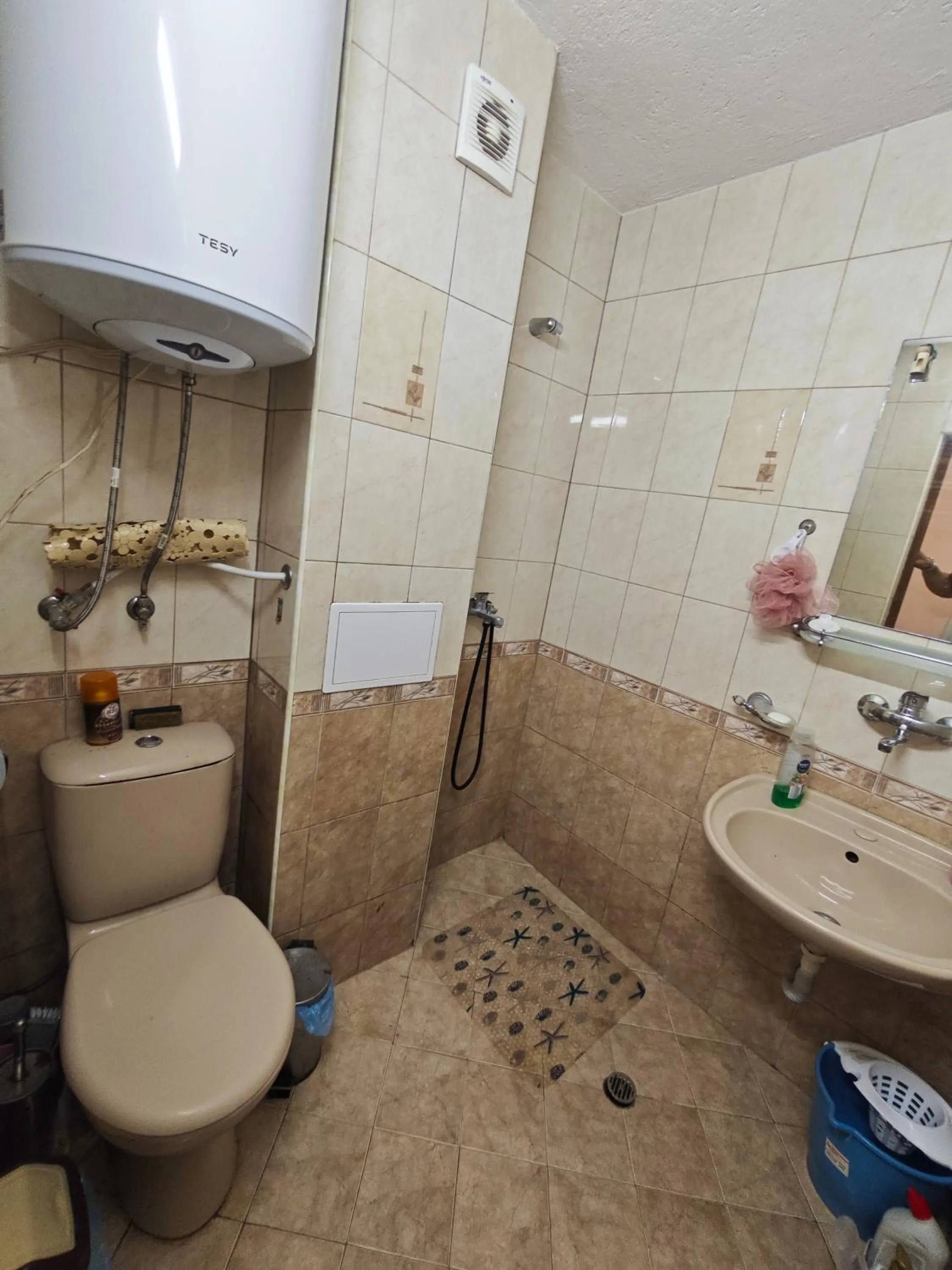 Bathroom in Samuil Apartments - Central Burgas