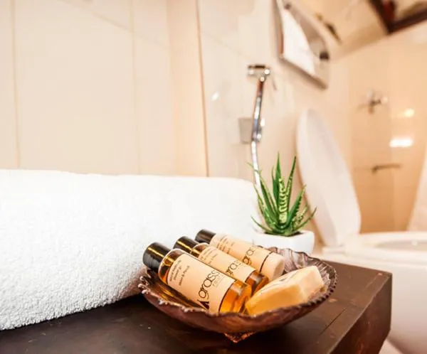 Bathroom in Grassroots Wayanad, Valley-view Tents