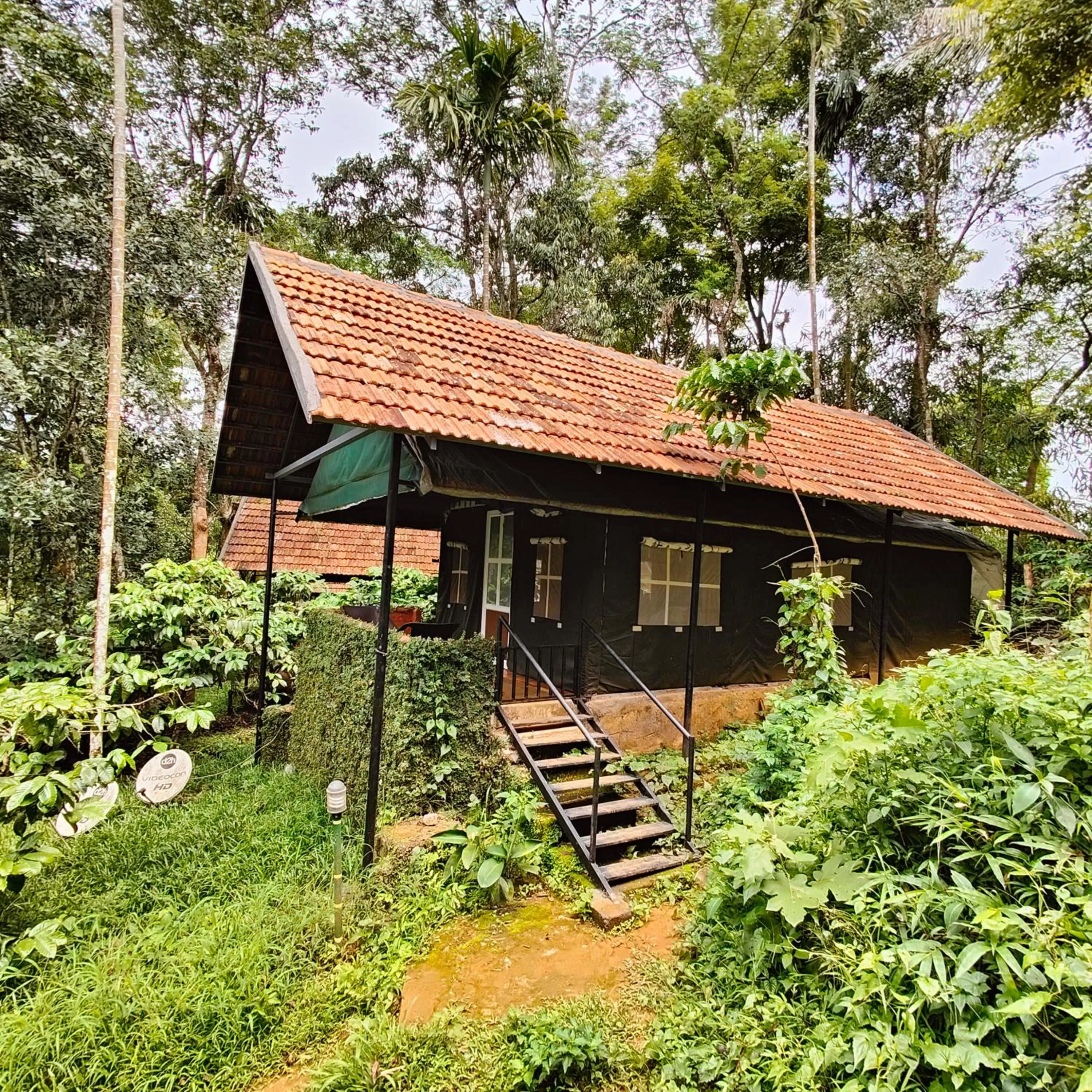 Natural landscape in Grassroots Wayanad, Valley-view Tents