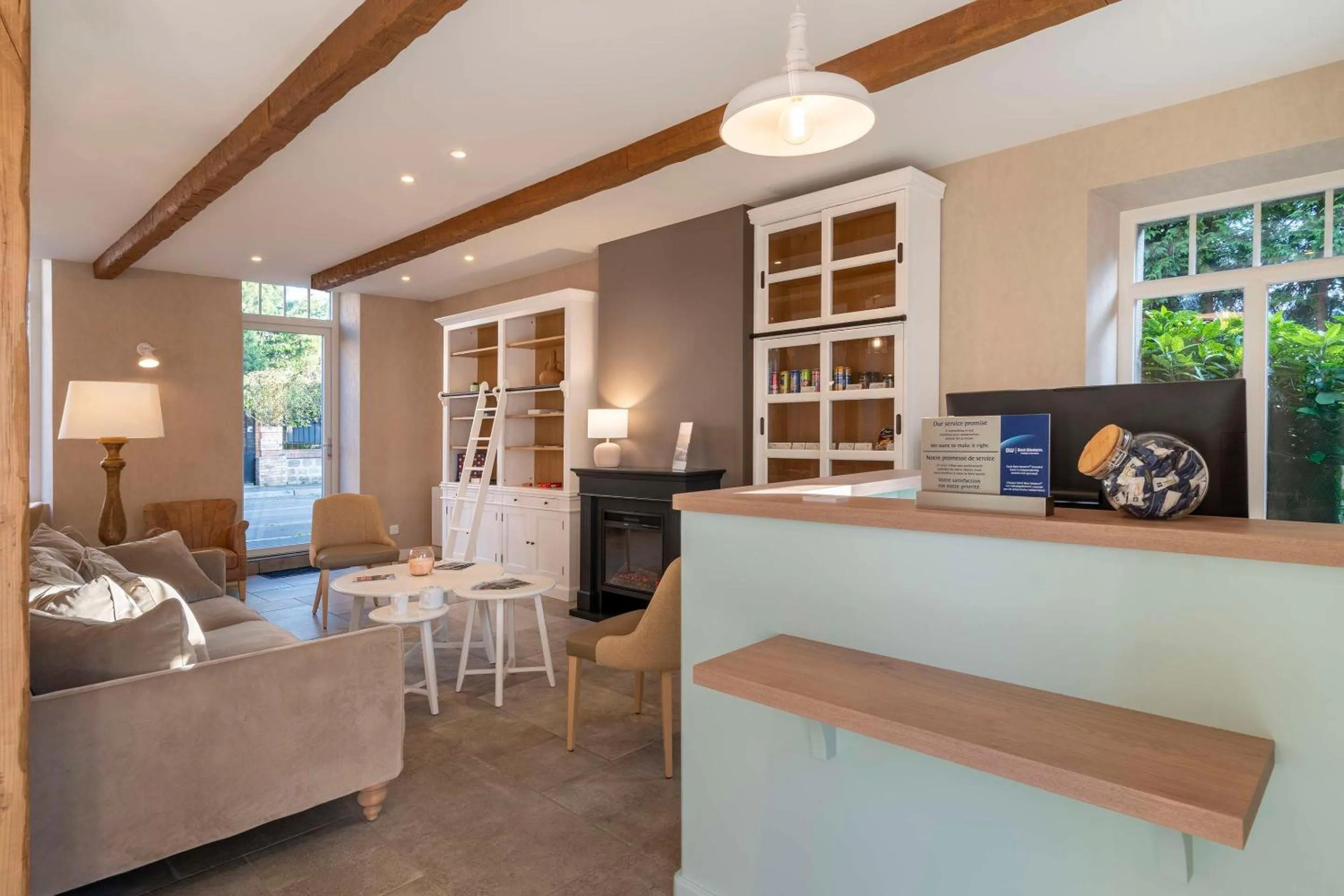 Lobby or reception in Hôtel Le Galion