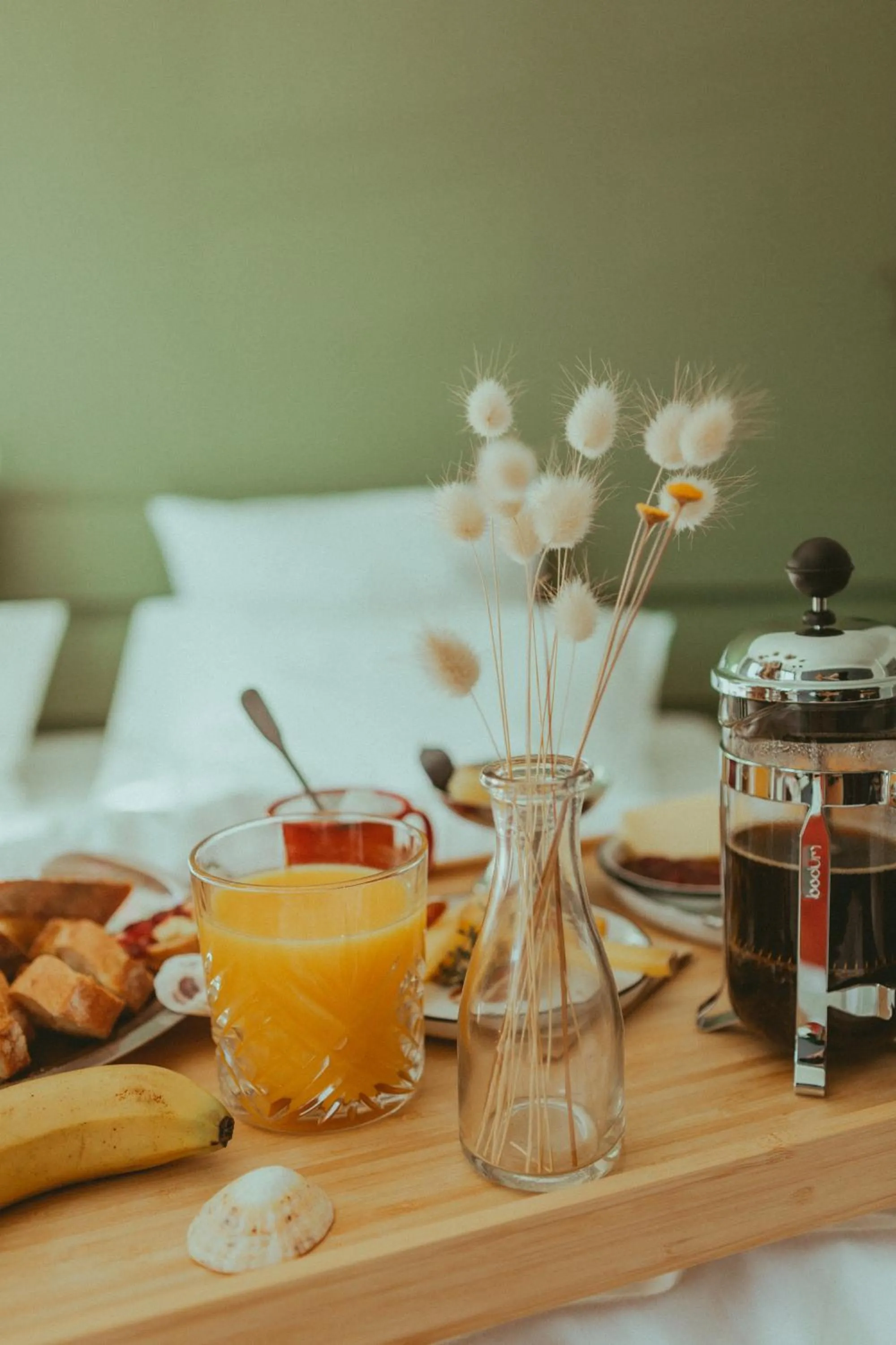 Bed in Bateau Libre Hotel