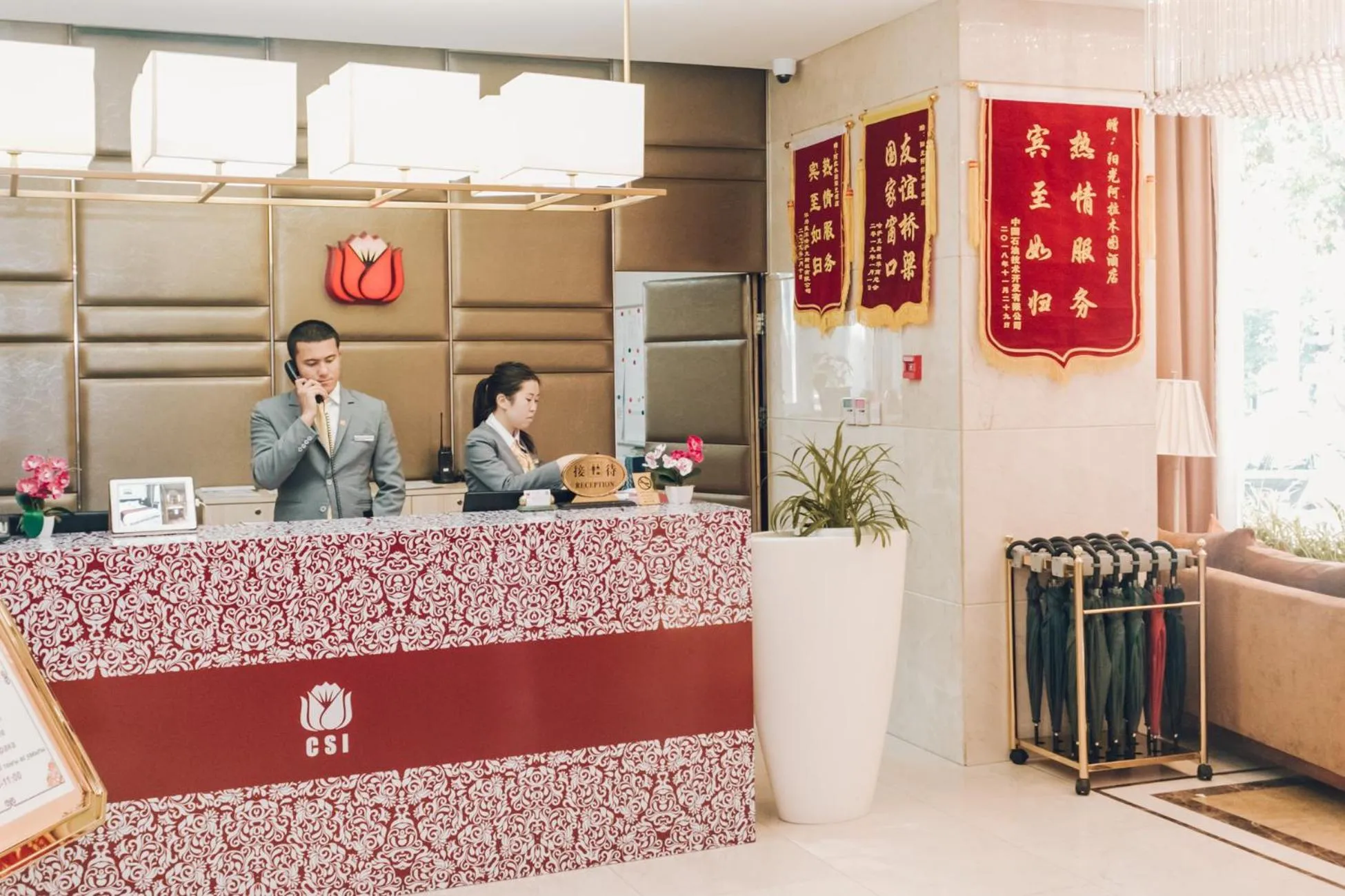 Staff in Soluxe Hotel Almaty