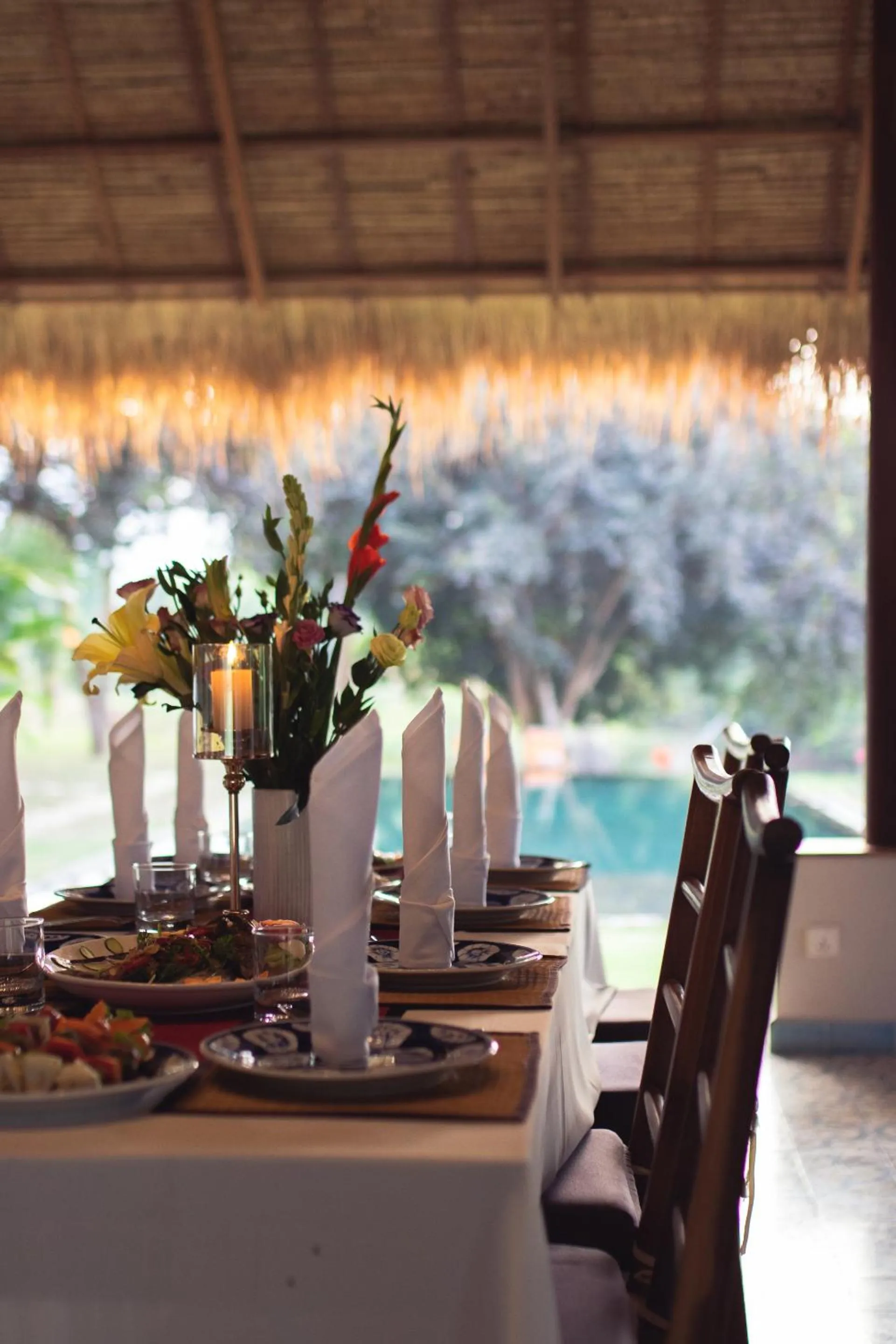 Dining area in Khla Lodge