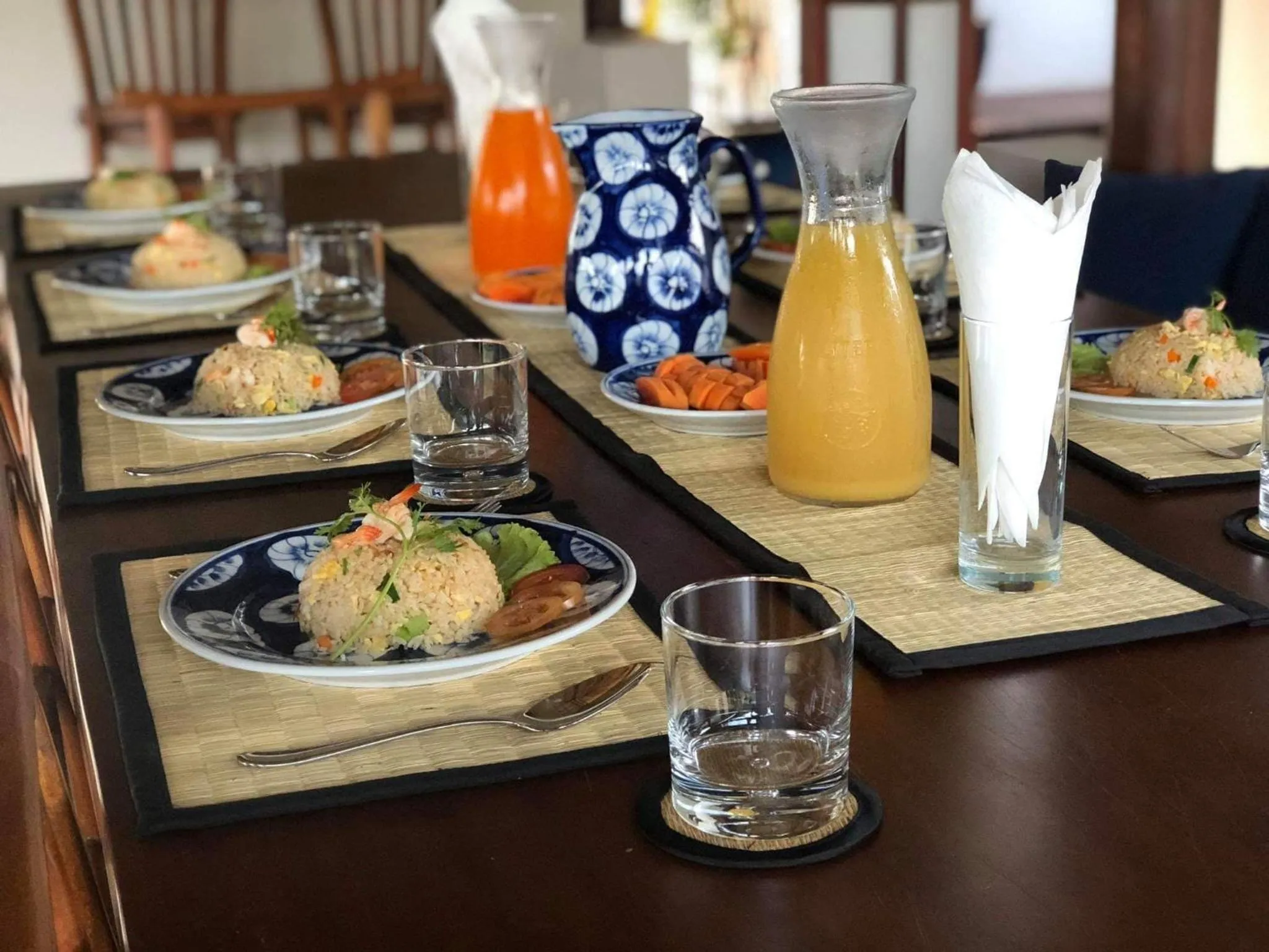 Dining area in Khla Lodge