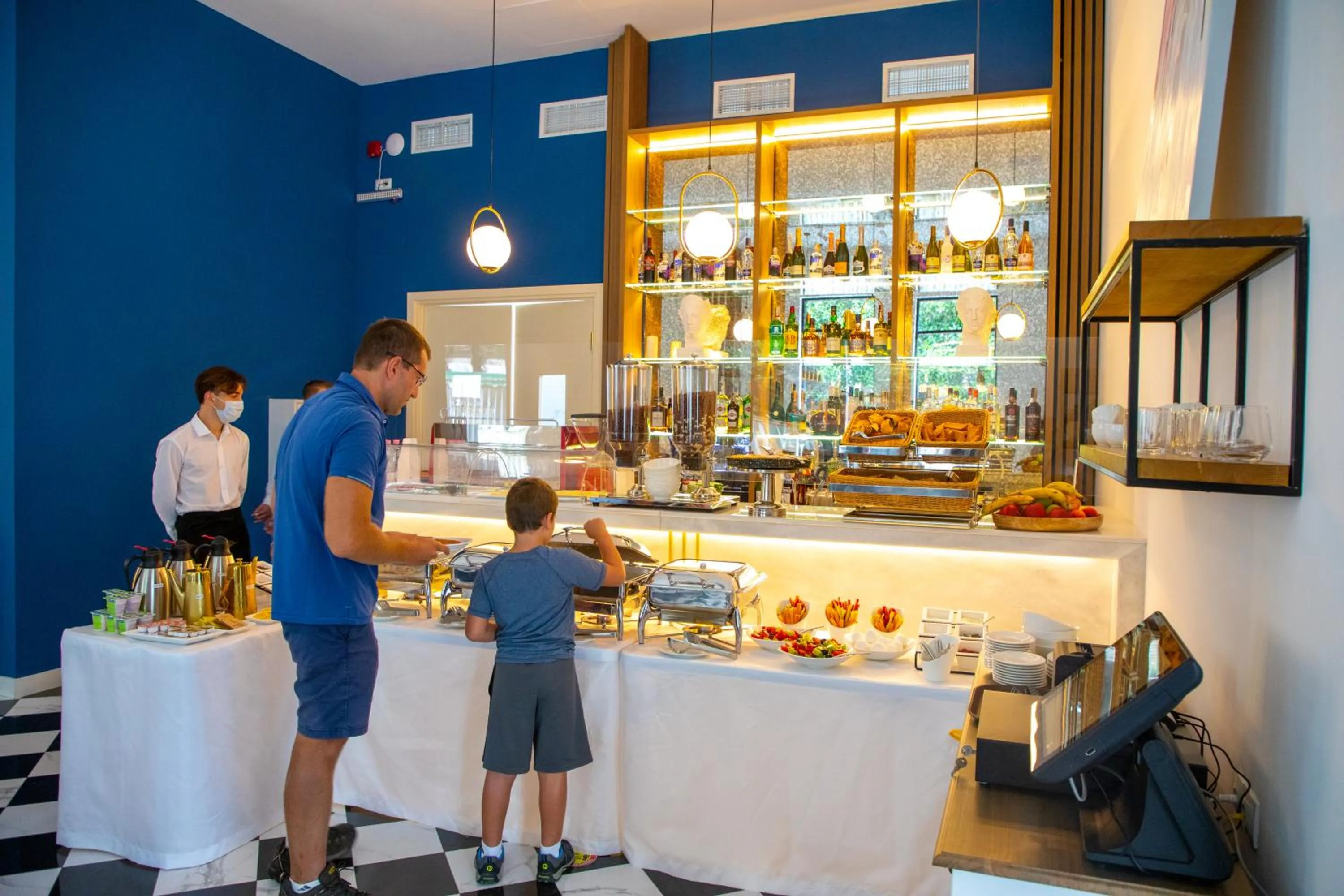 Buffet breakfast in Newport Hotel Kutaisi