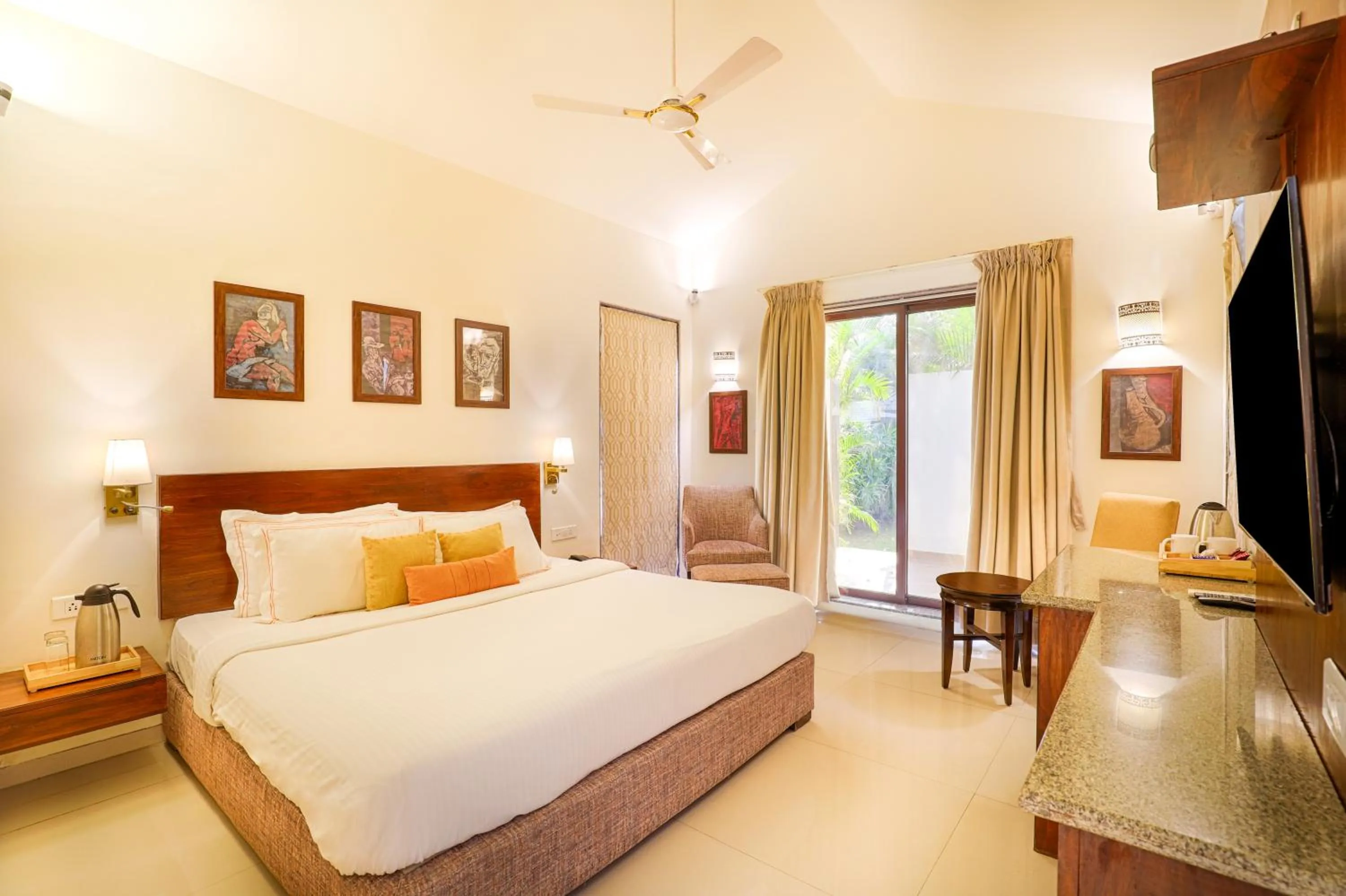 Bed in Tropicana Resort & Spa Alibaug, A Club Mahindra Associate