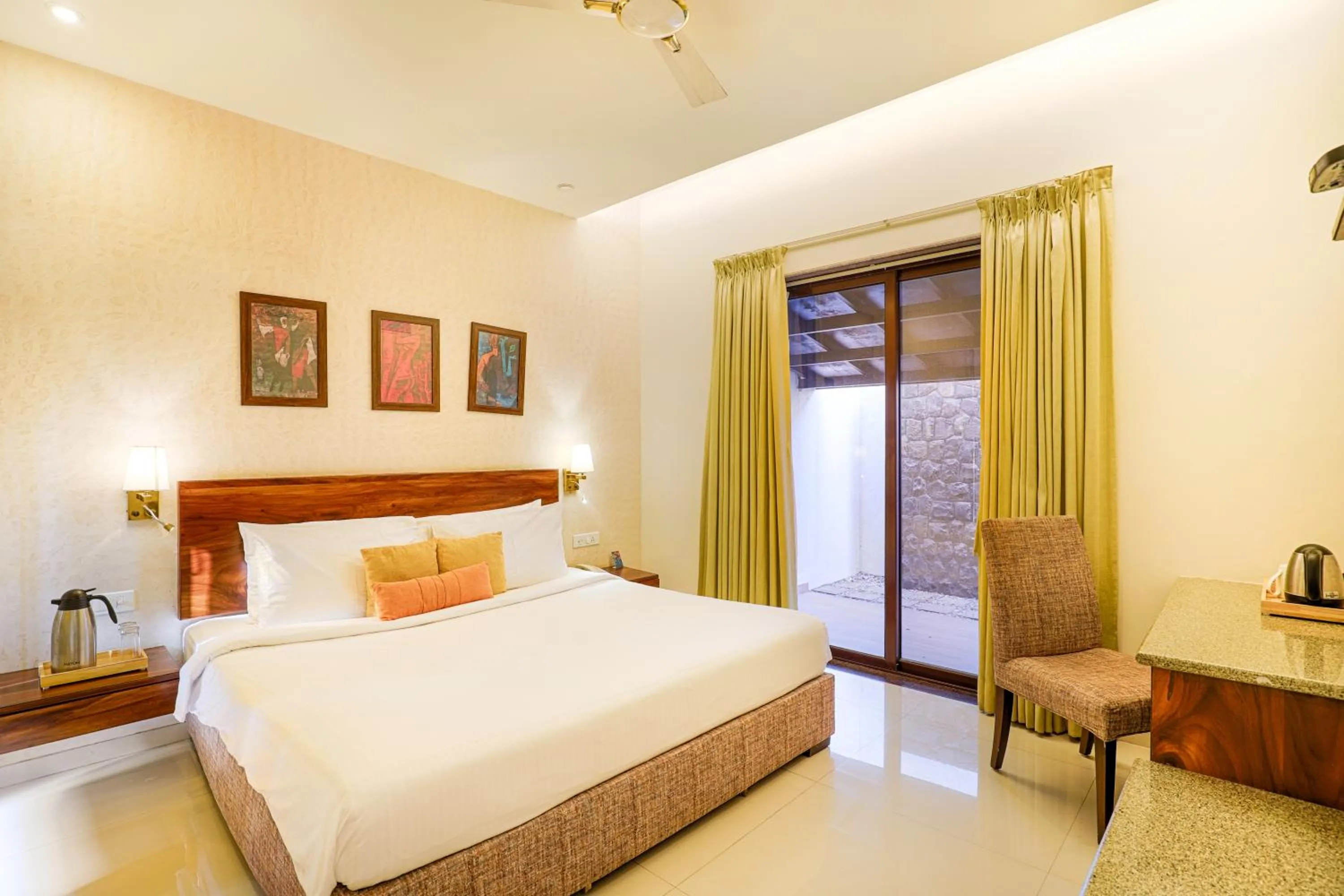 Bed in Tropicana Resort & Spa Alibaug, A Club Mahindra Associate