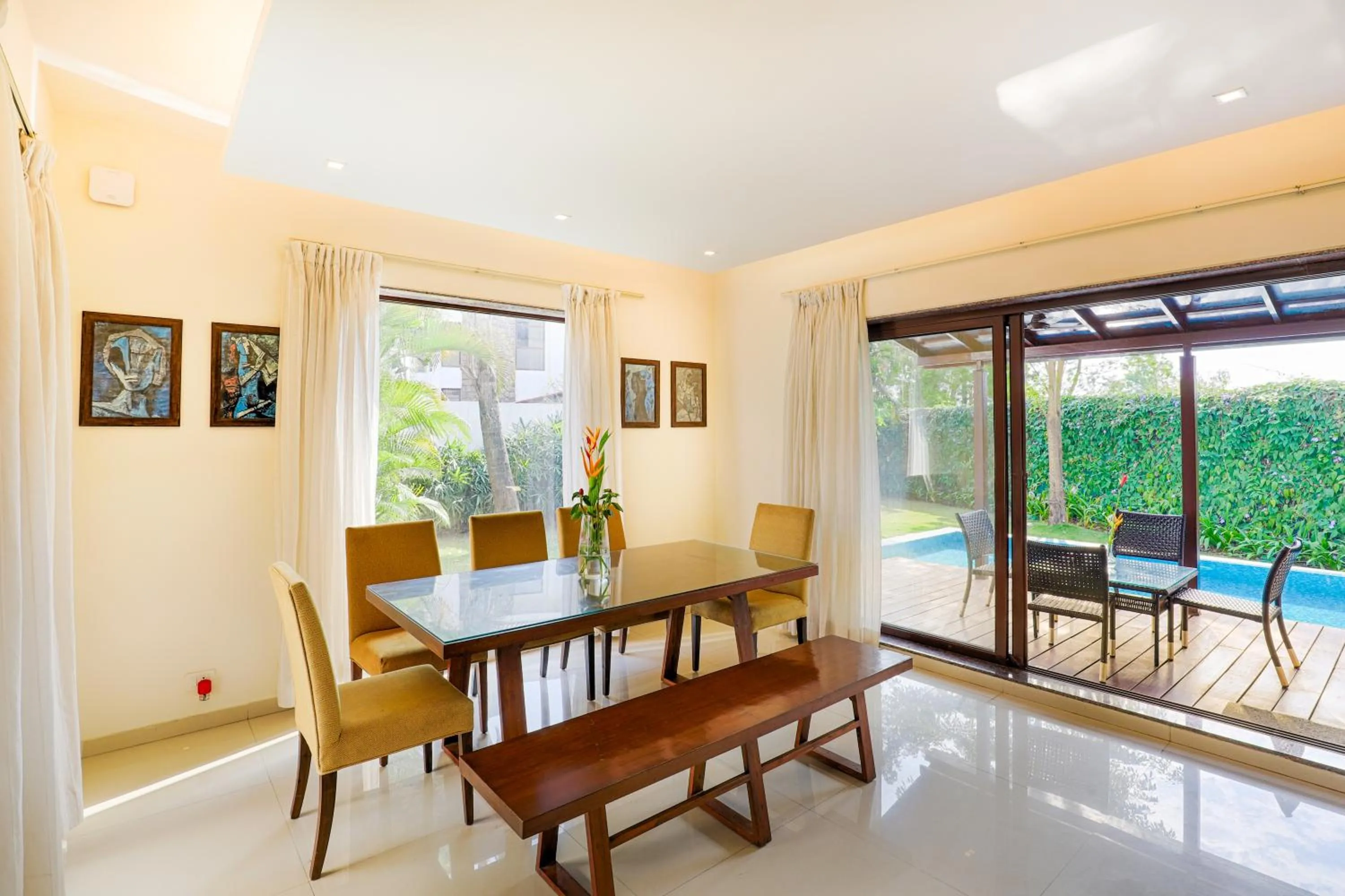 Living room in Tropicana Resort & Spa Alibaug, A Club Mahindra Associate