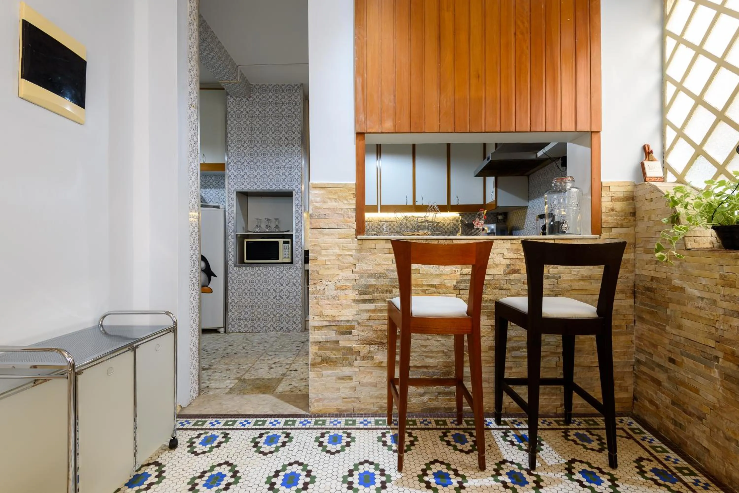 Kitchen or kitchenette in Santa Teresa Junto à Natureza