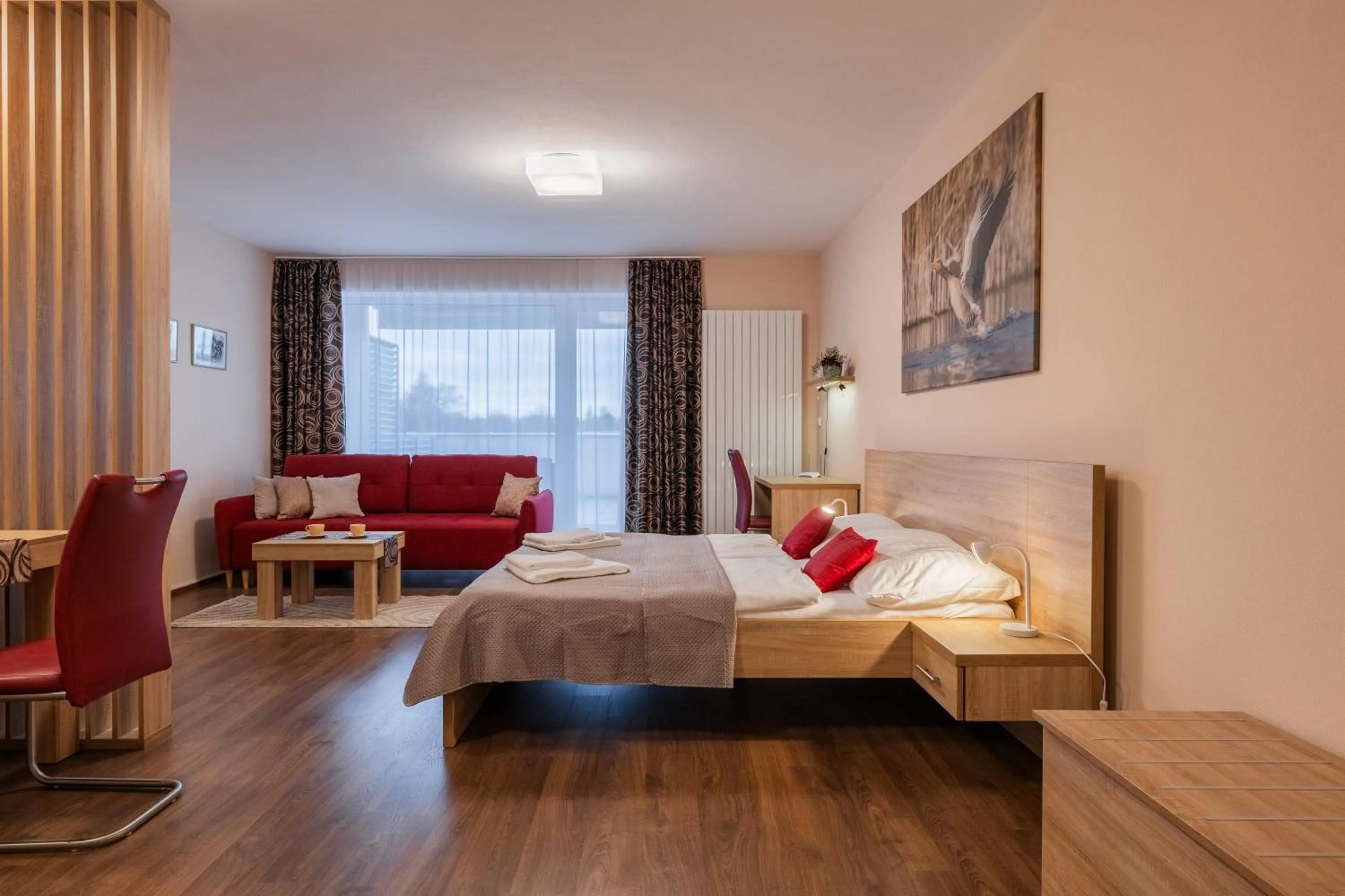 Bed in Apartmány Viva Třeboň