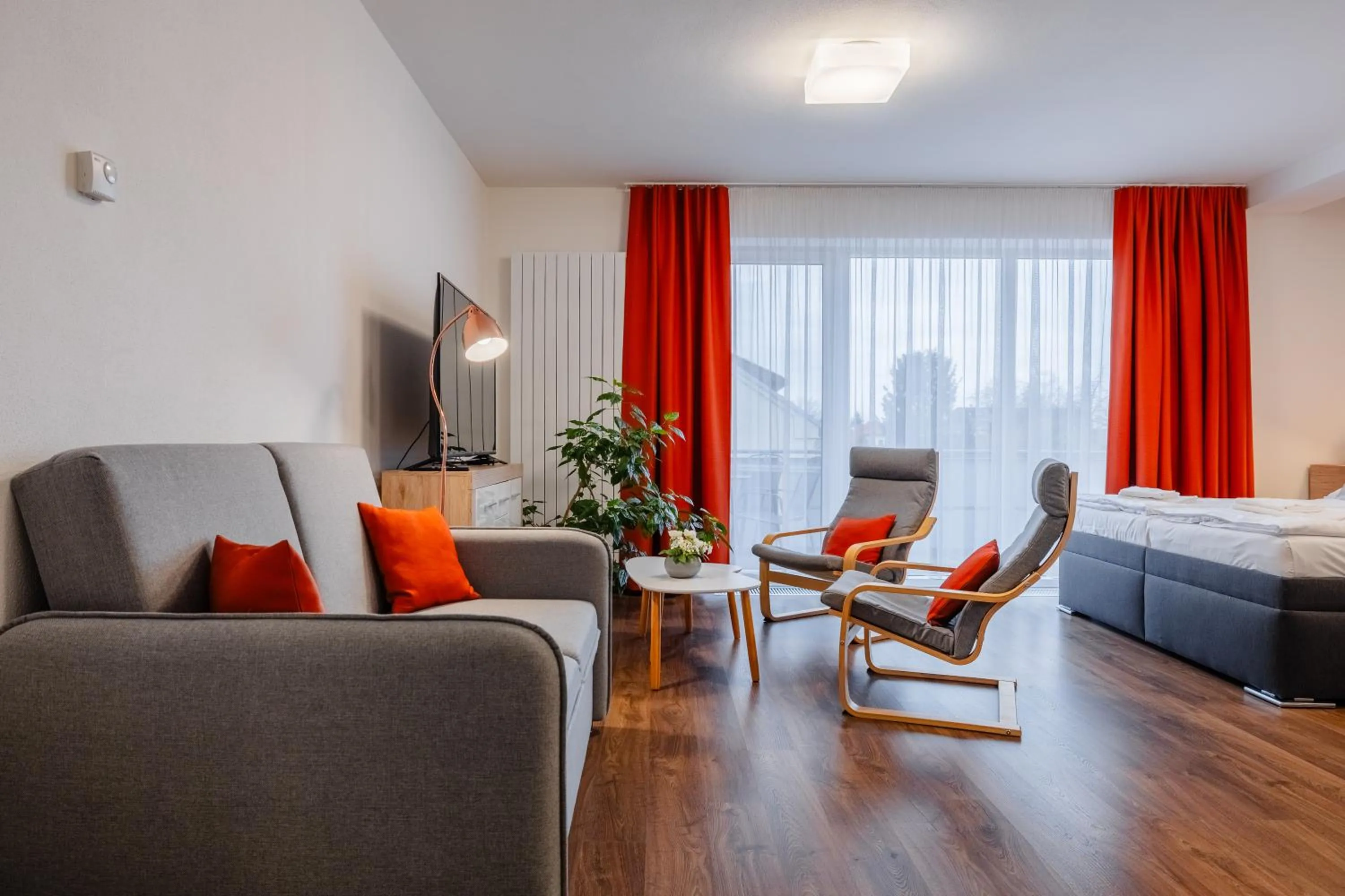 Bed in Apartmány Viva Třeboň