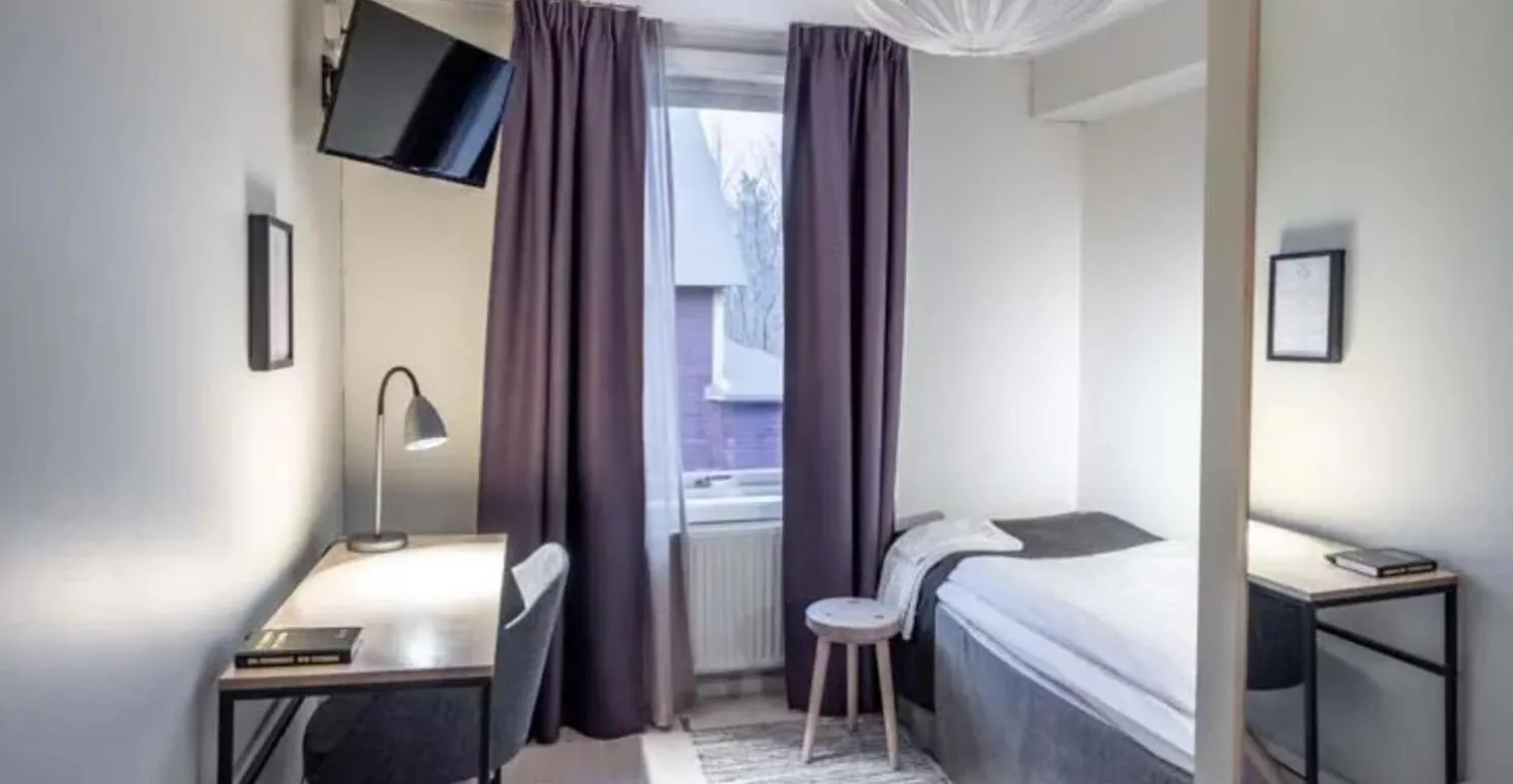 Bed in Hotel Akerlund