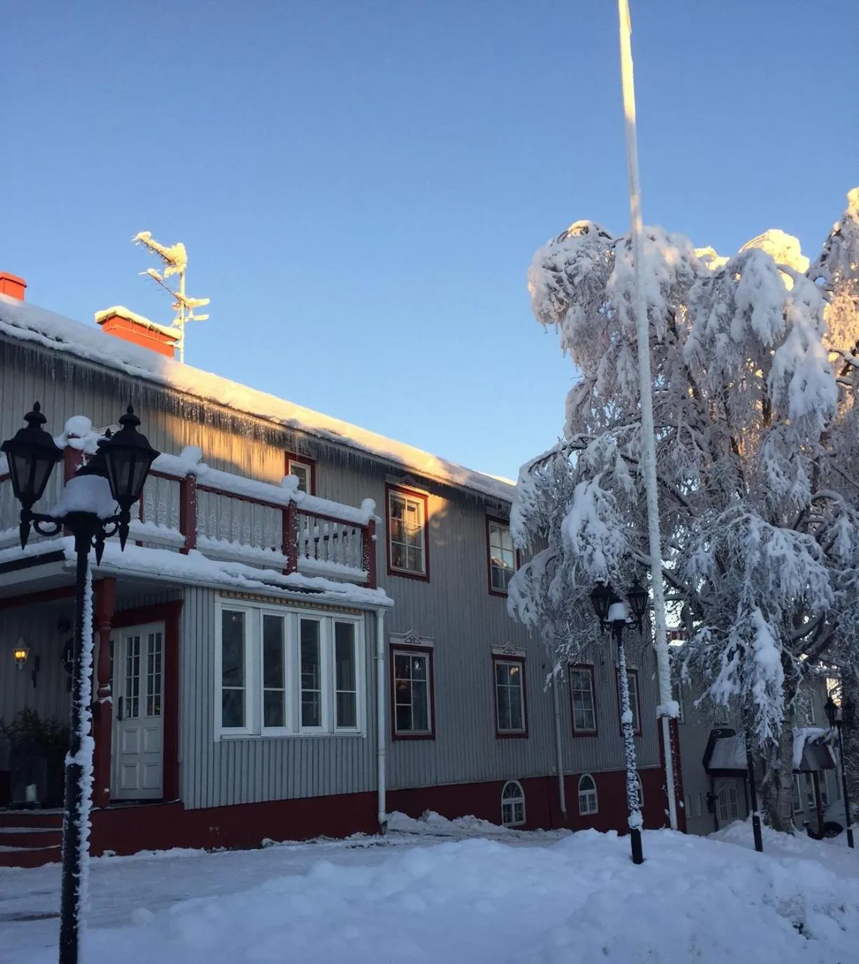 Facade/entrance in Hotel Akerlund