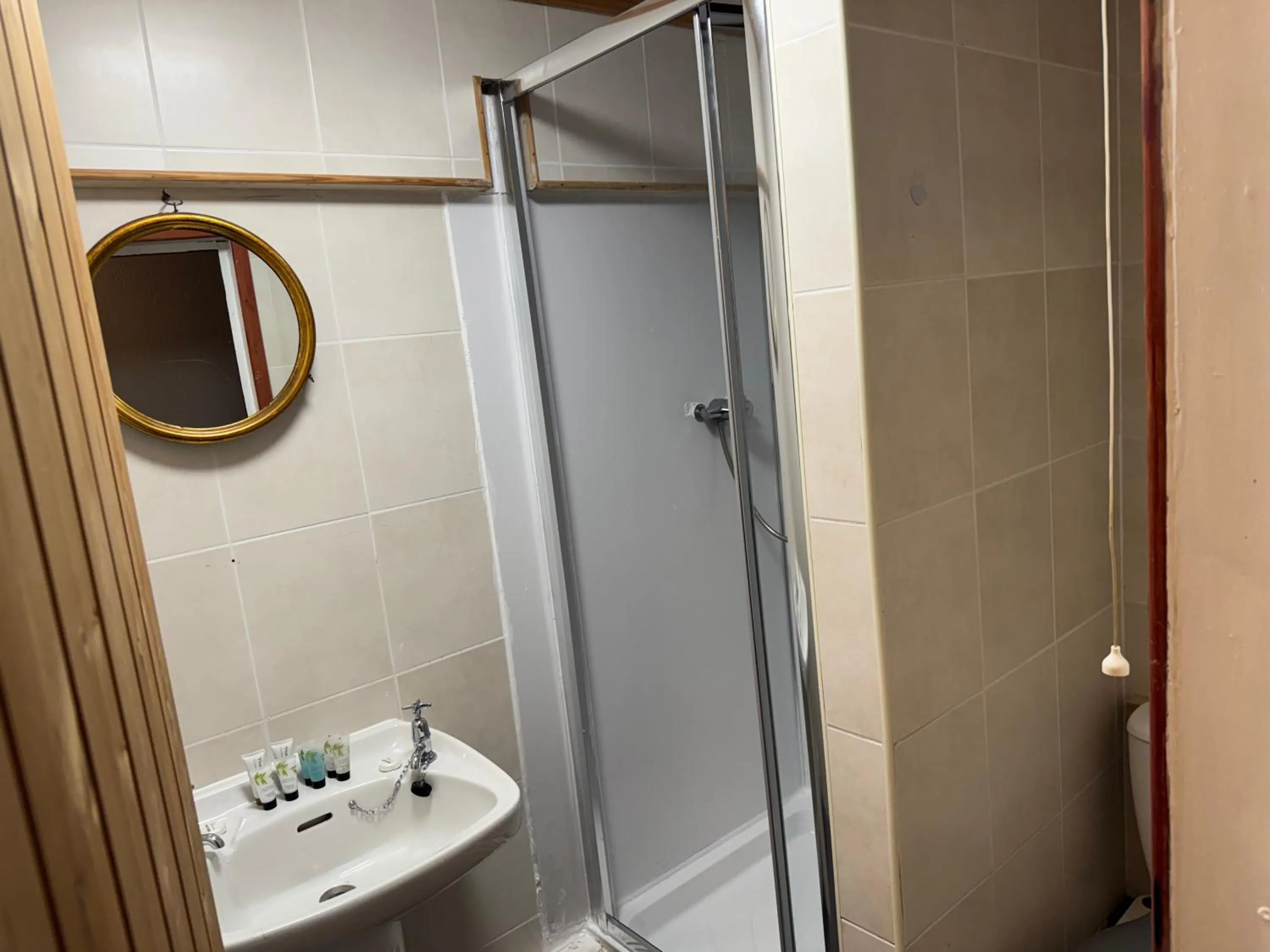 Shower in The Black Swan Hotel