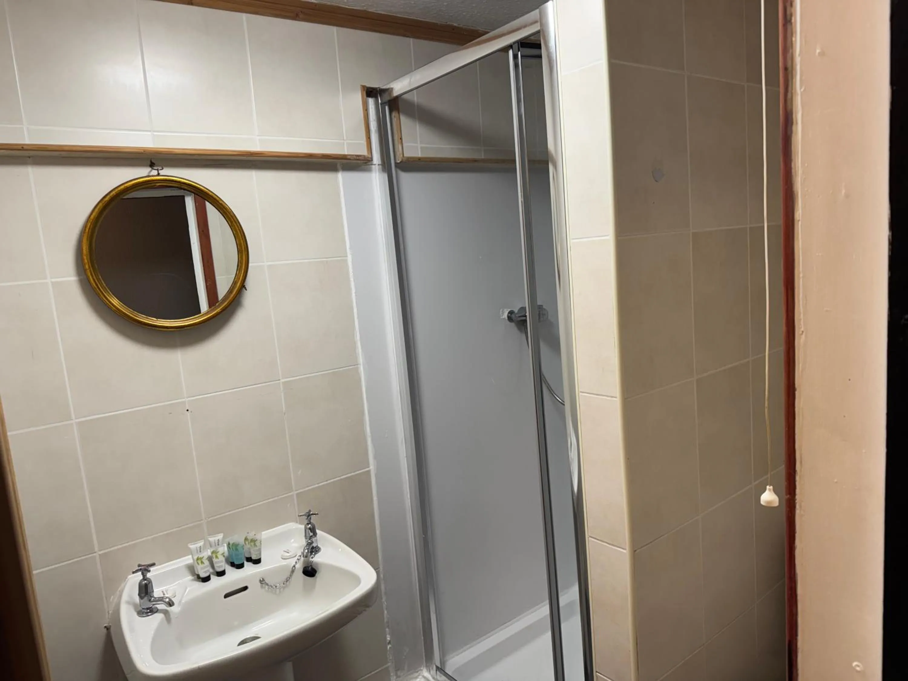 Shower in The Black Swan Hotel