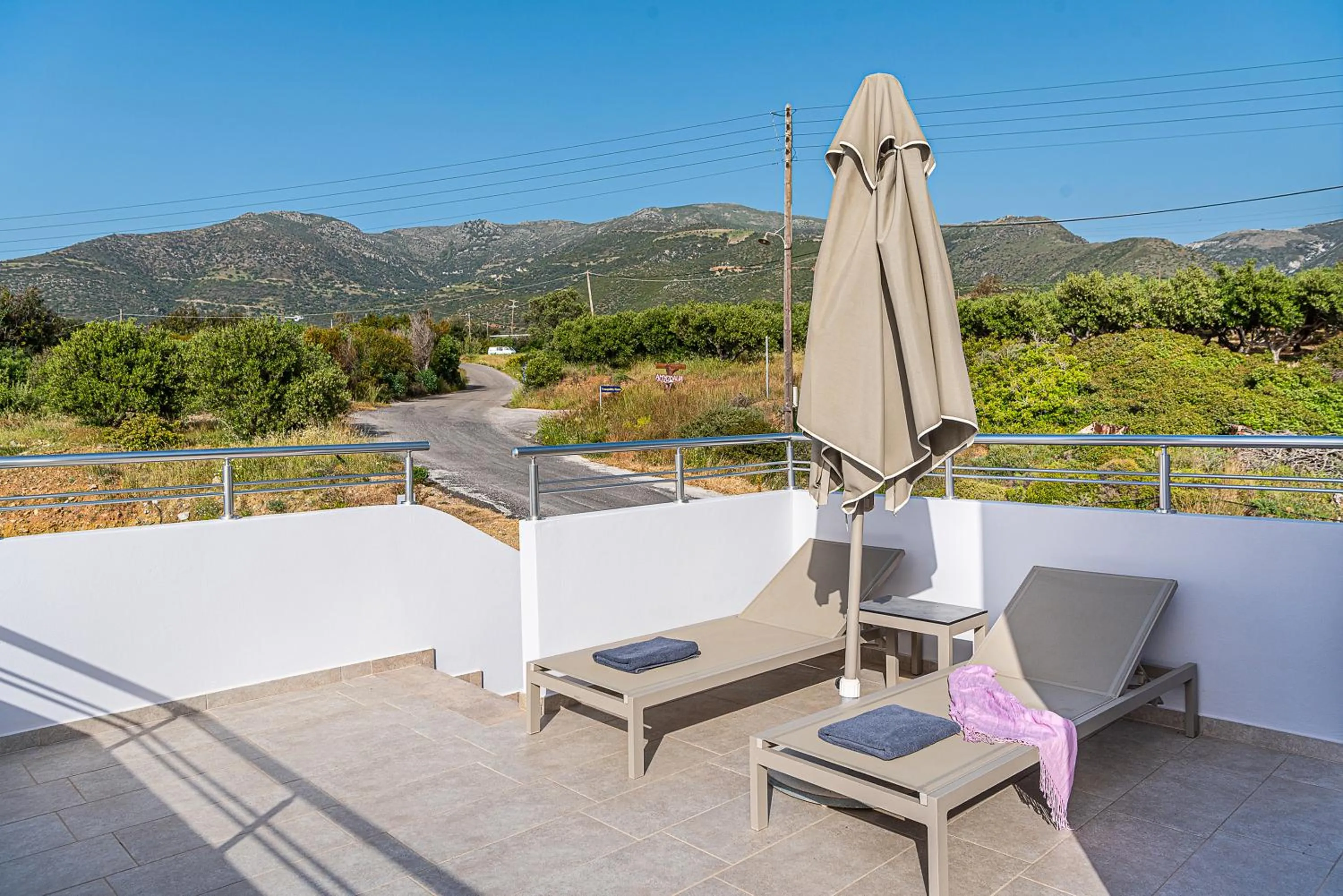 Balcony/Terrace in Sunset Elafonisi Apartments