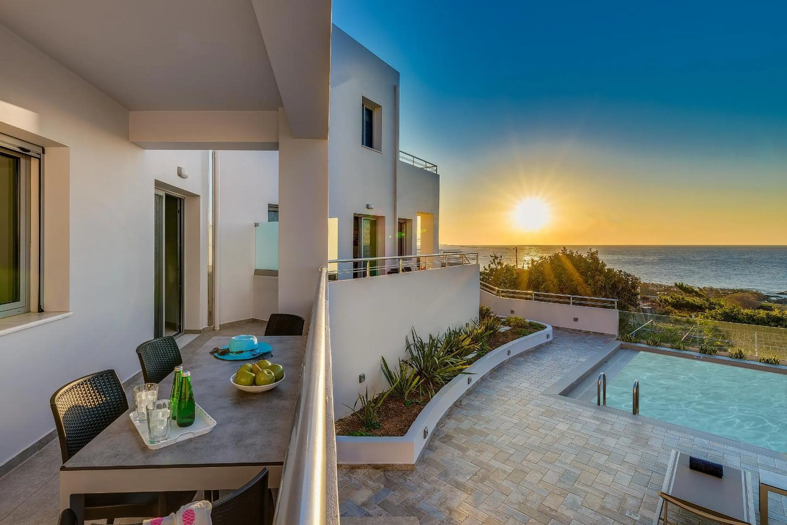 Balcony/Terrace in Sunset Elafonisi Apartments