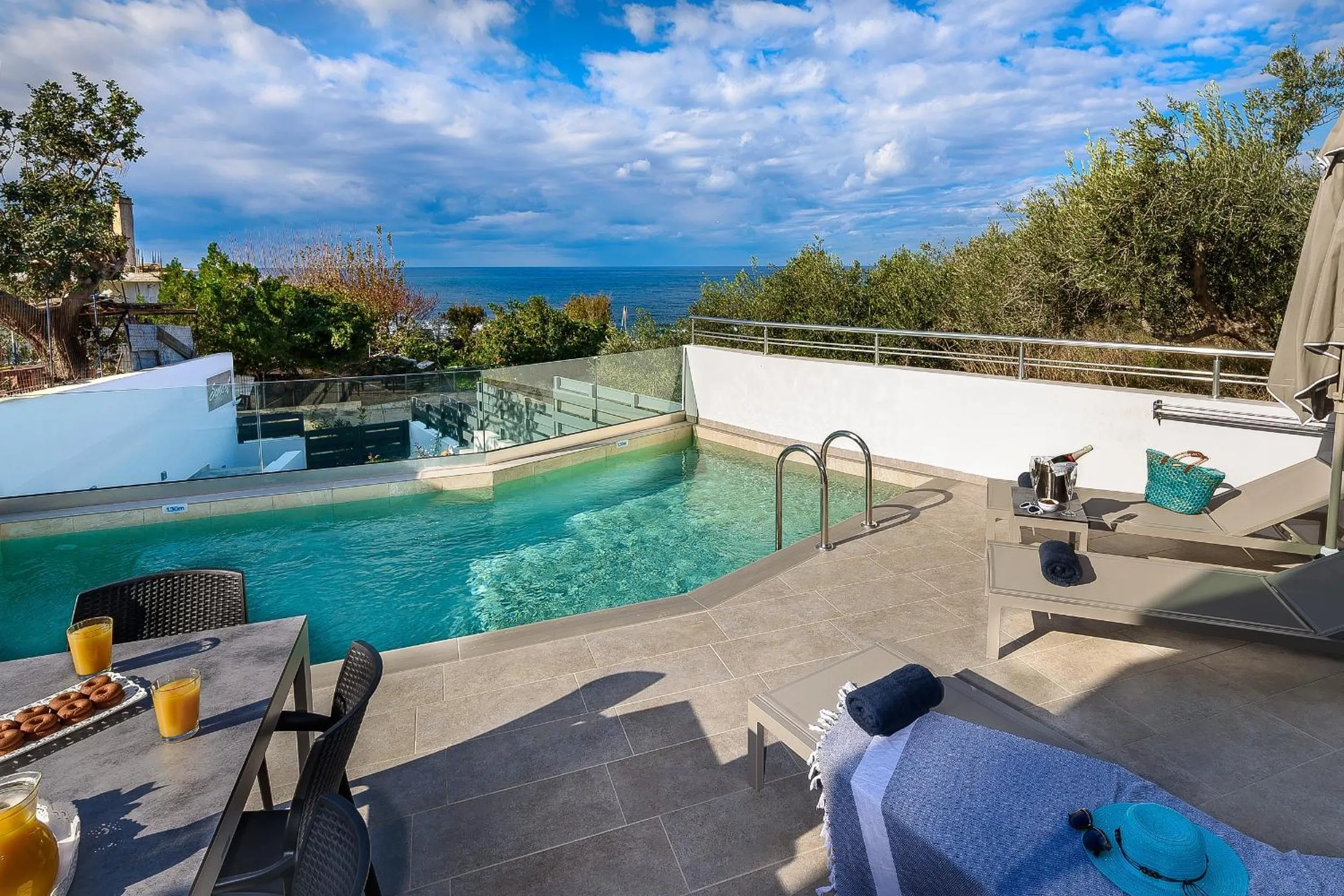 Balcony/Terrace in Sunset Elafonisi Apartments