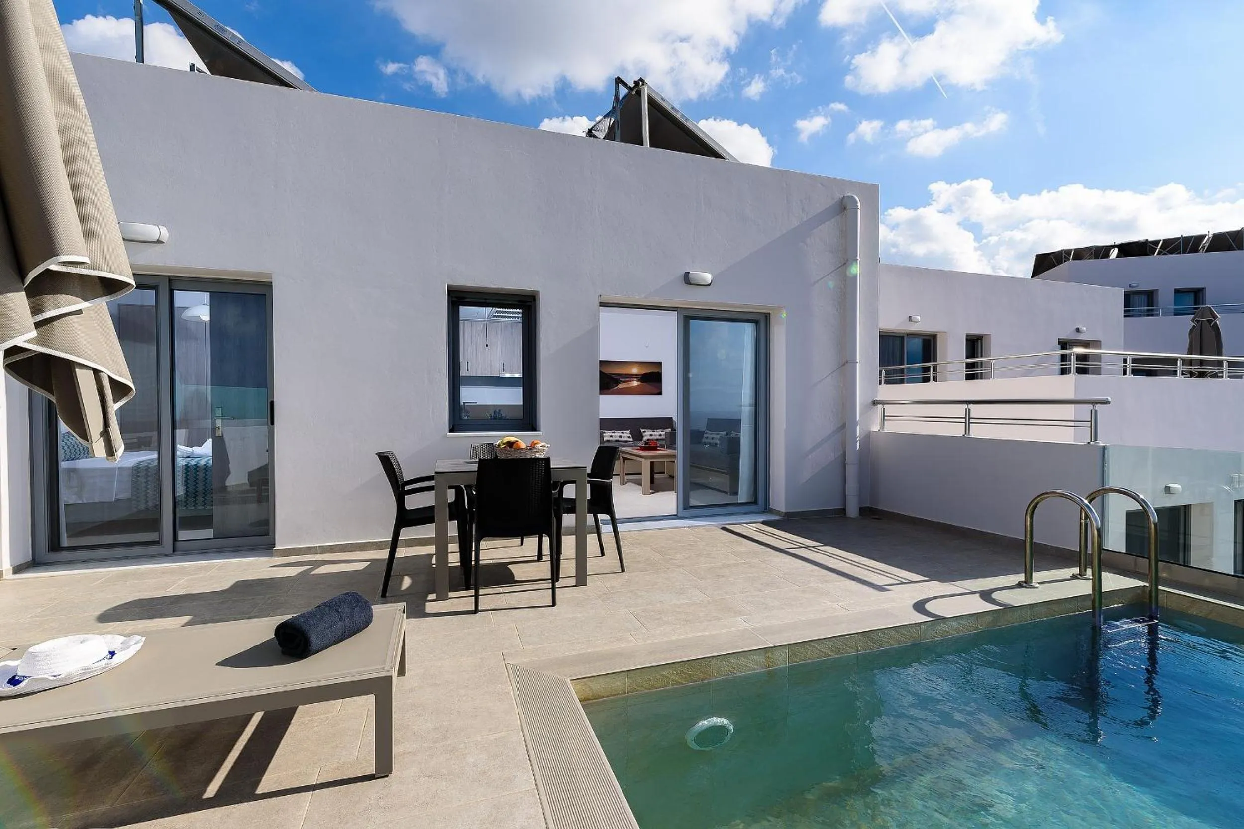 Balcony/Terrace in Sunset Elafonisi Apartments