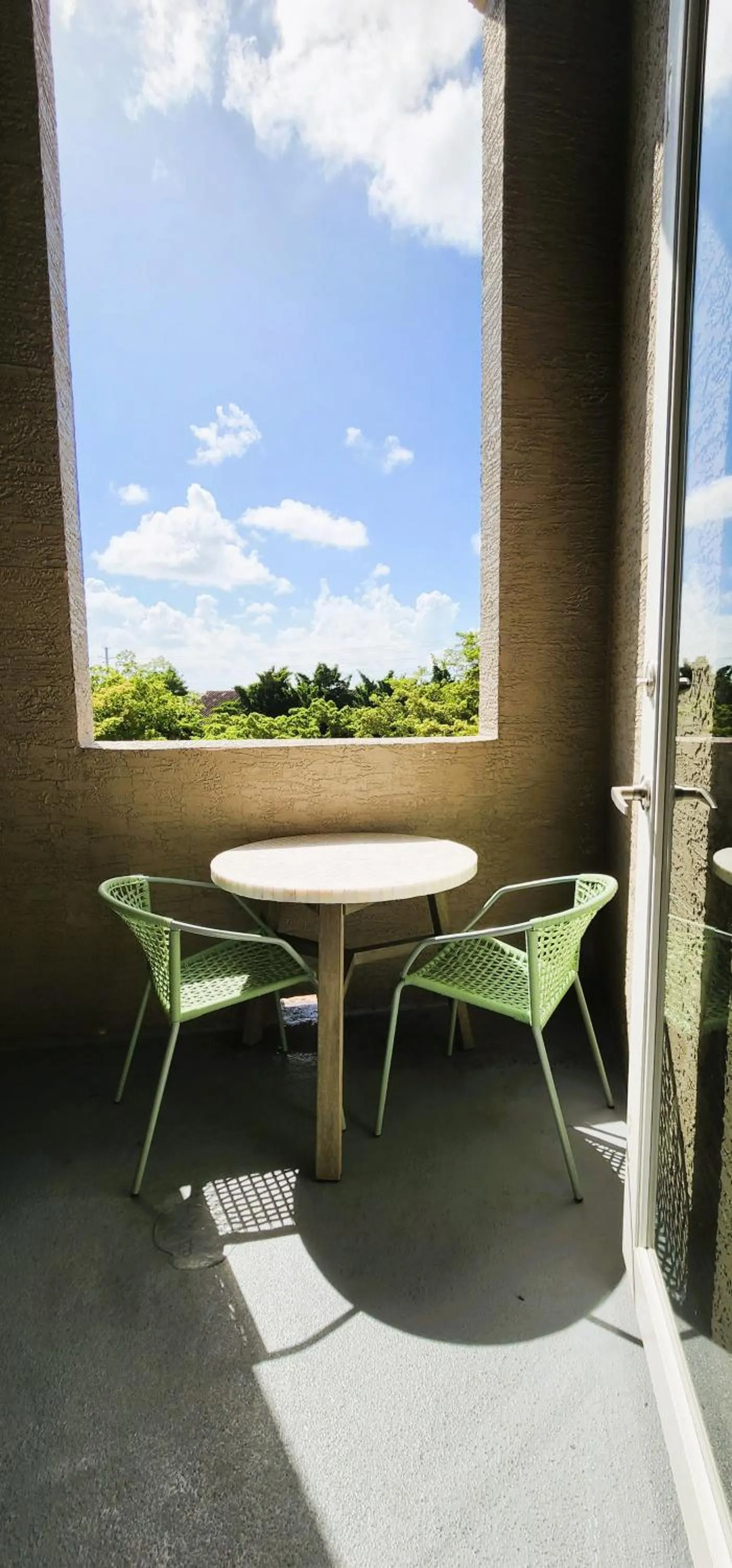 Balcony/Terrace in Dharma Home Suites South Miami at Red Road Commons