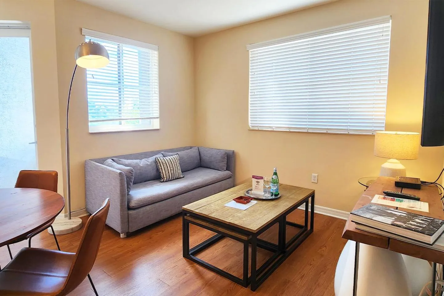 Living room in Dharma Home Suites South Miami at Red Road Commons