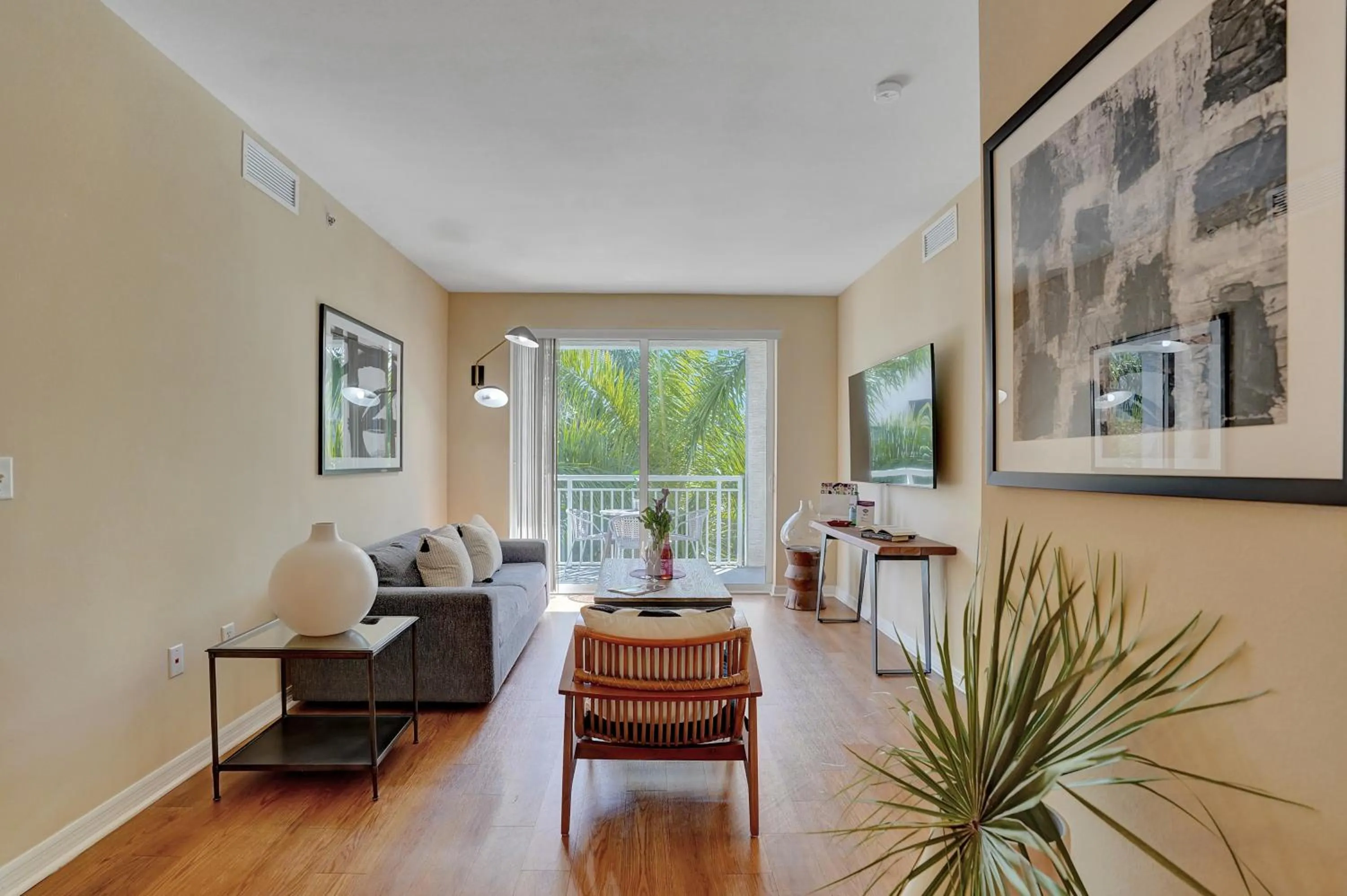 Living room in Dharma Home Suites South Miami at Red Road Commons