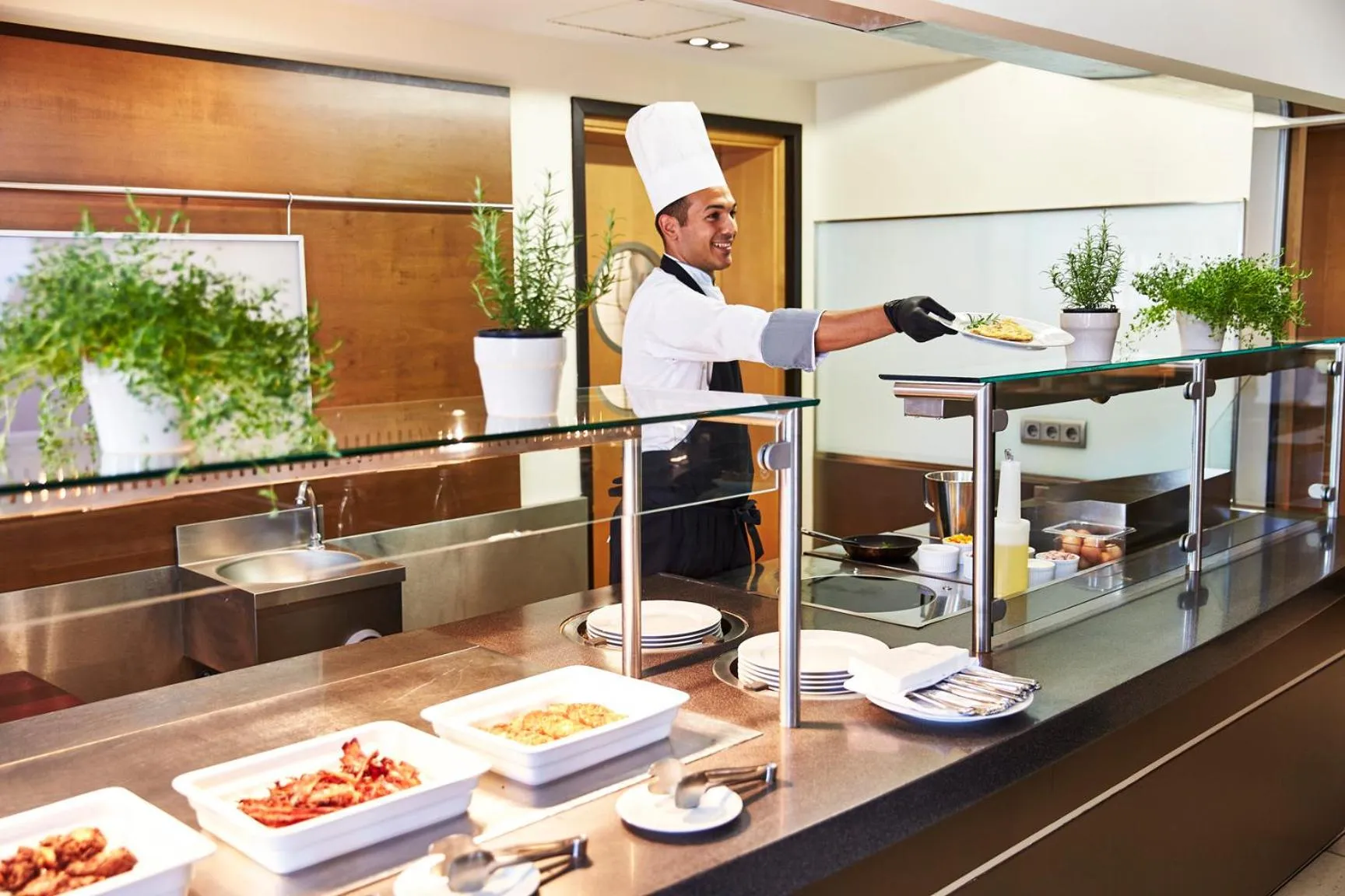 Buffet breakfast in Steigenberger Hotel Köln