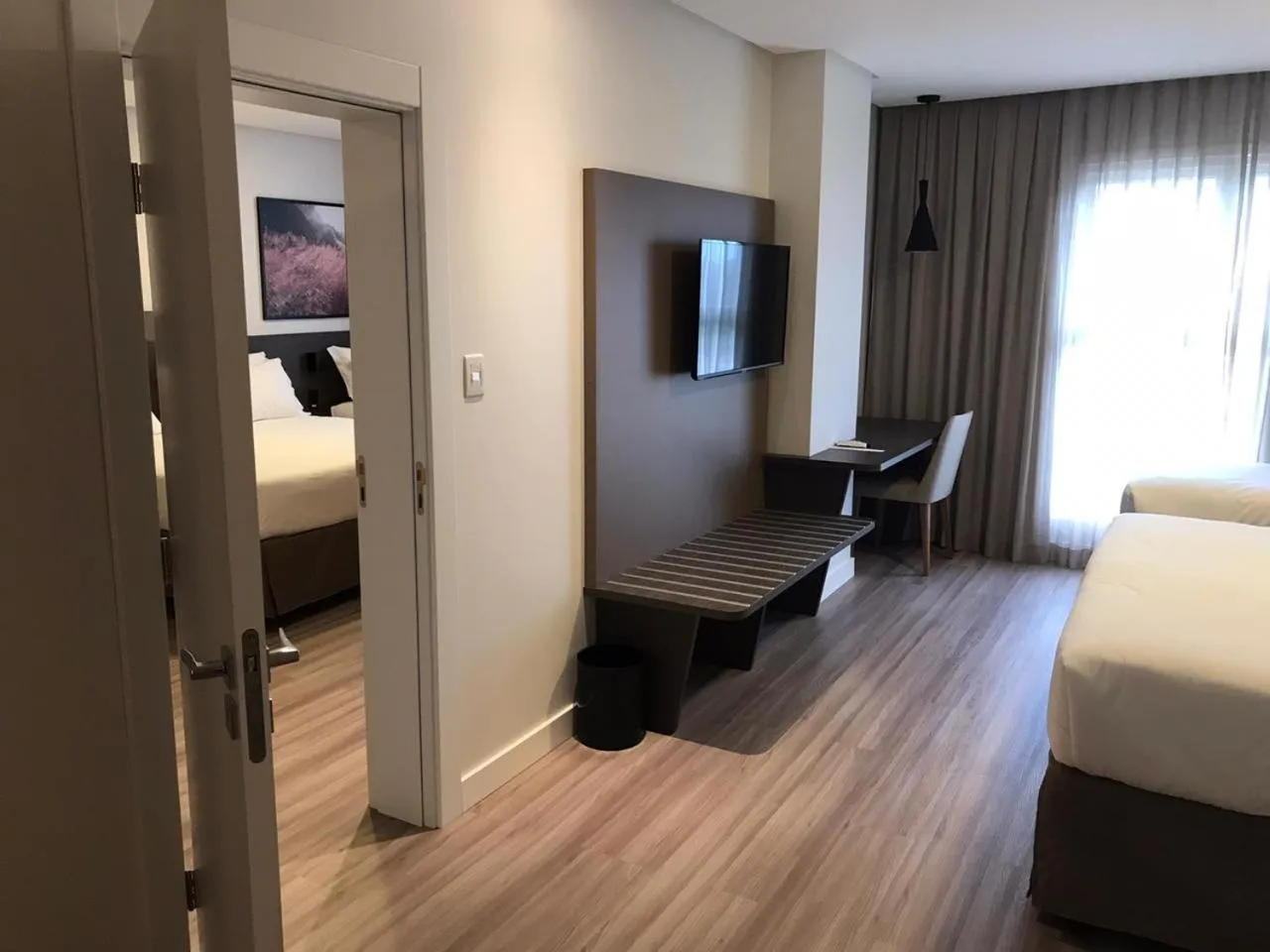 Bed in Figueiras Hotel & Eventos