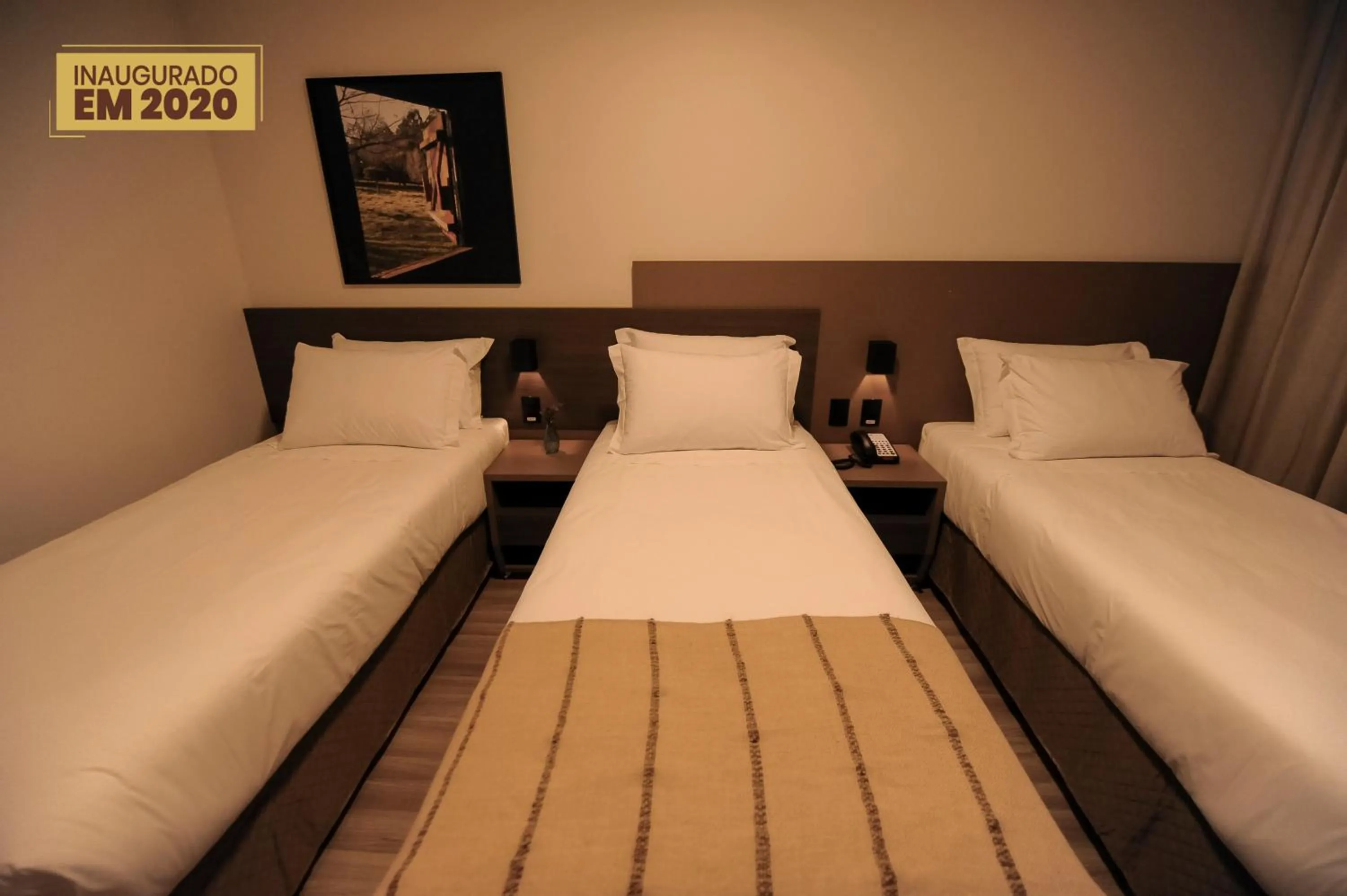 Bed in Figueiras Hotel & Eventos