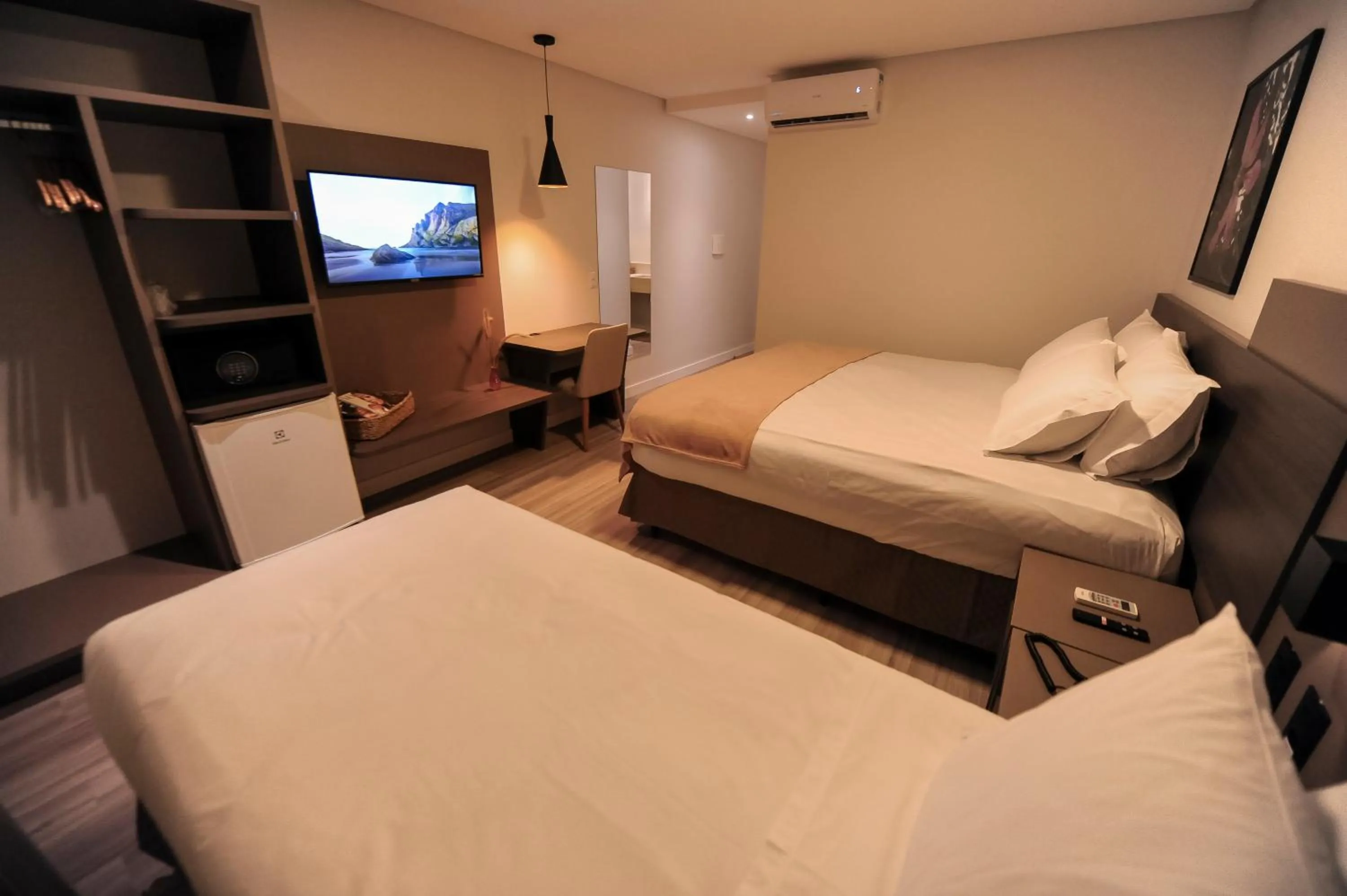 Bed in Figueiras Hotel & Eventos