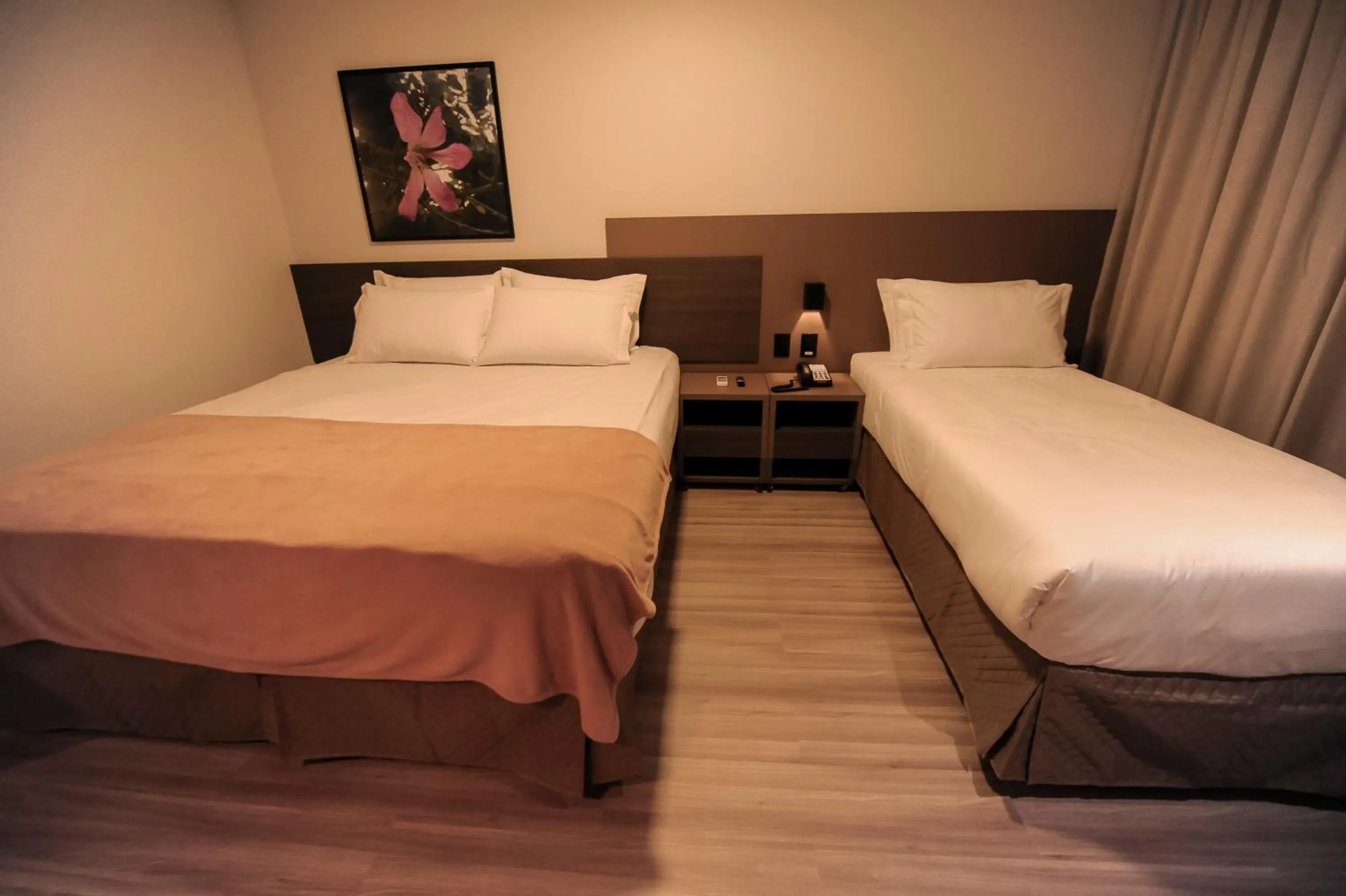 Bed in Figueiras Hotel & Eventos