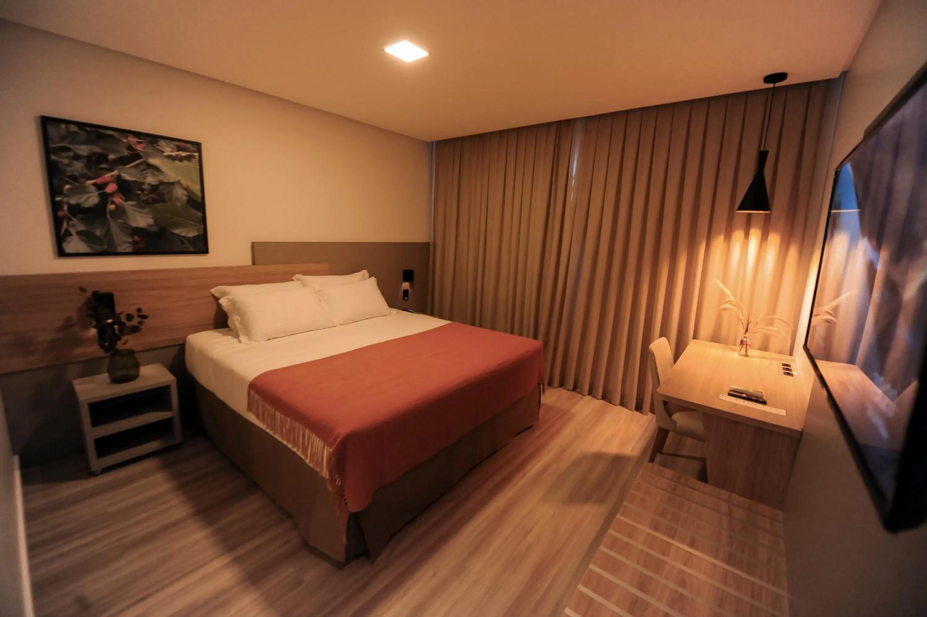 Bed in Figueiras Hotel & Eventos