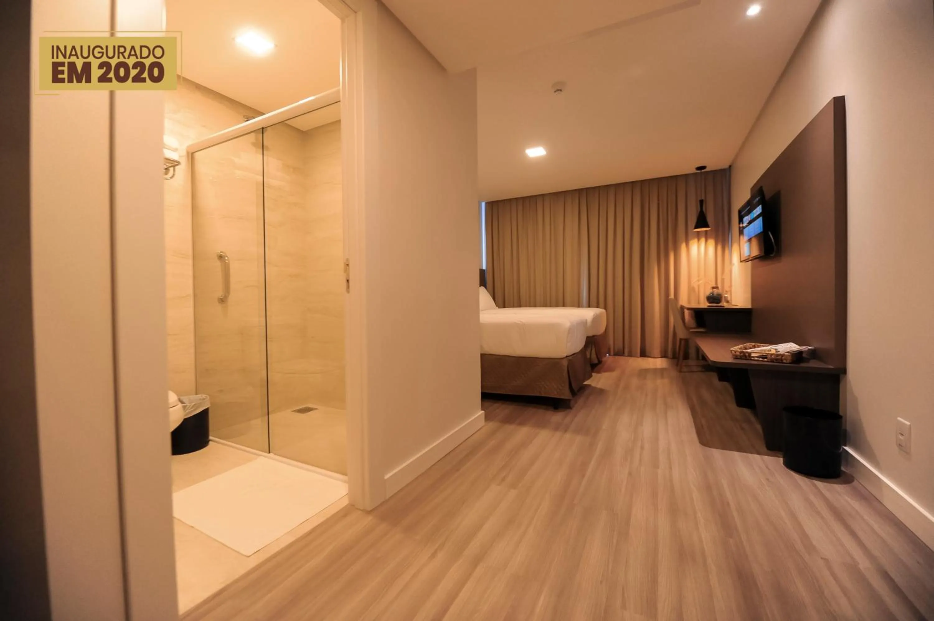 Bed in Figueiras Hotel & Eventos