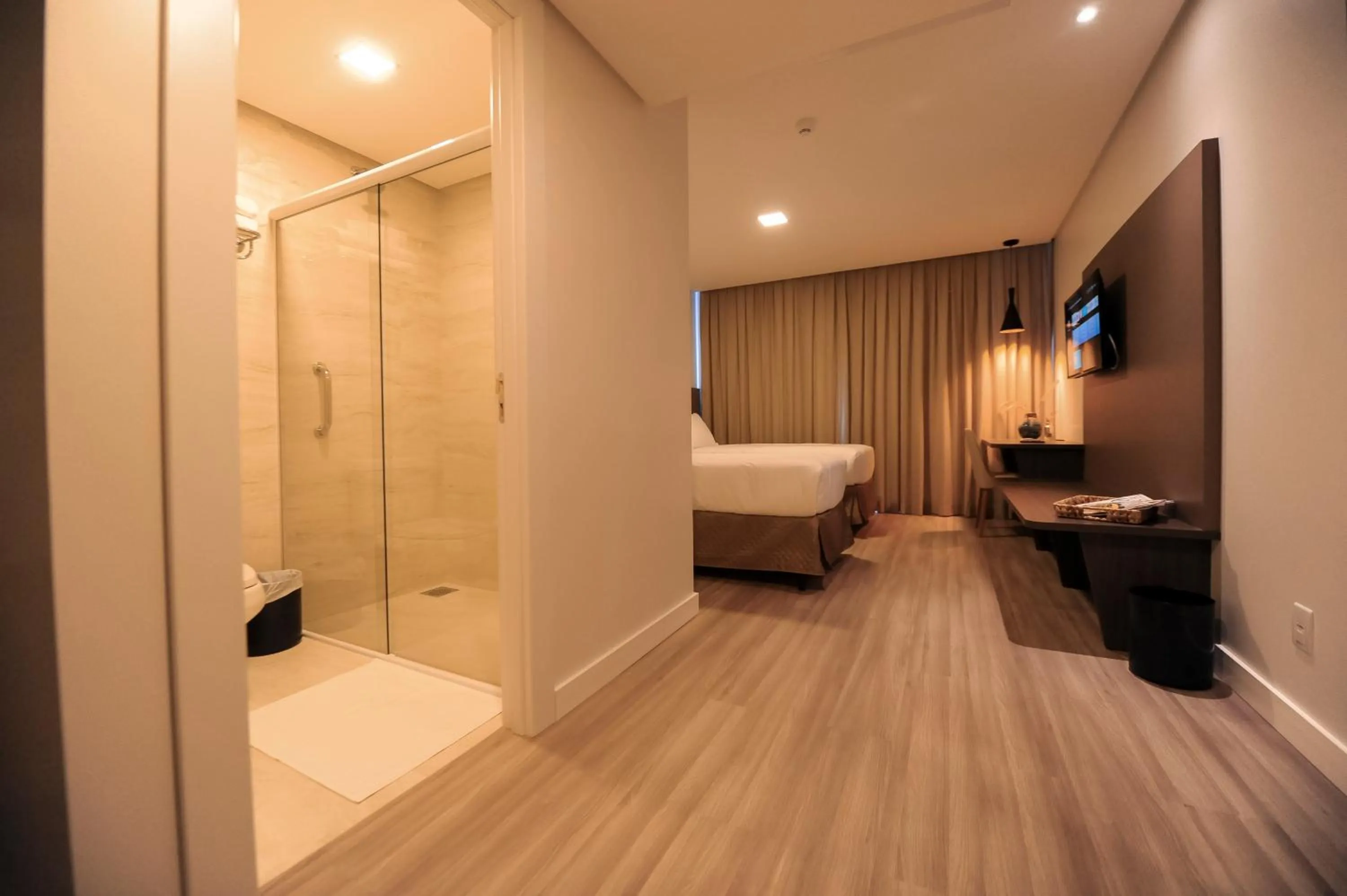 Bed in Figueiras Hotel & Eventos