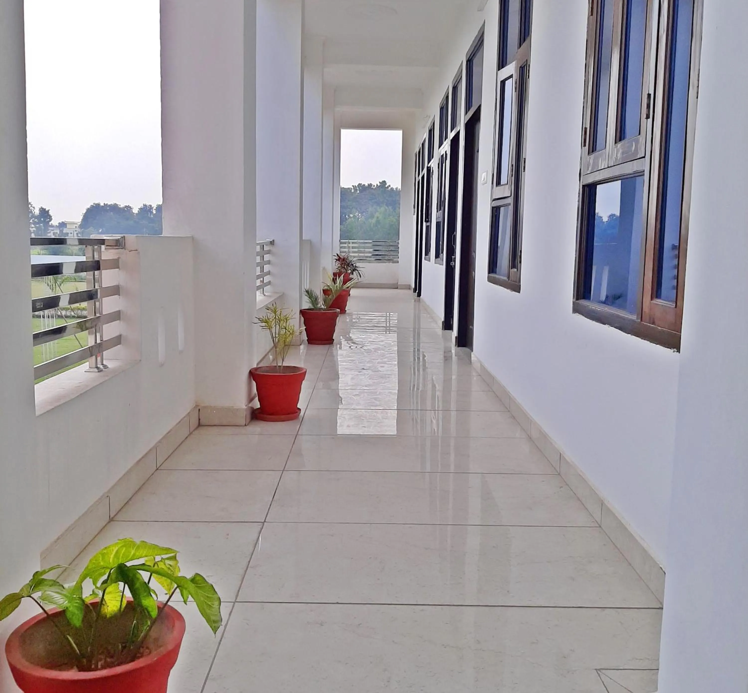 Balcony/Terrace in Bindiram Express by ShriGo Hotels