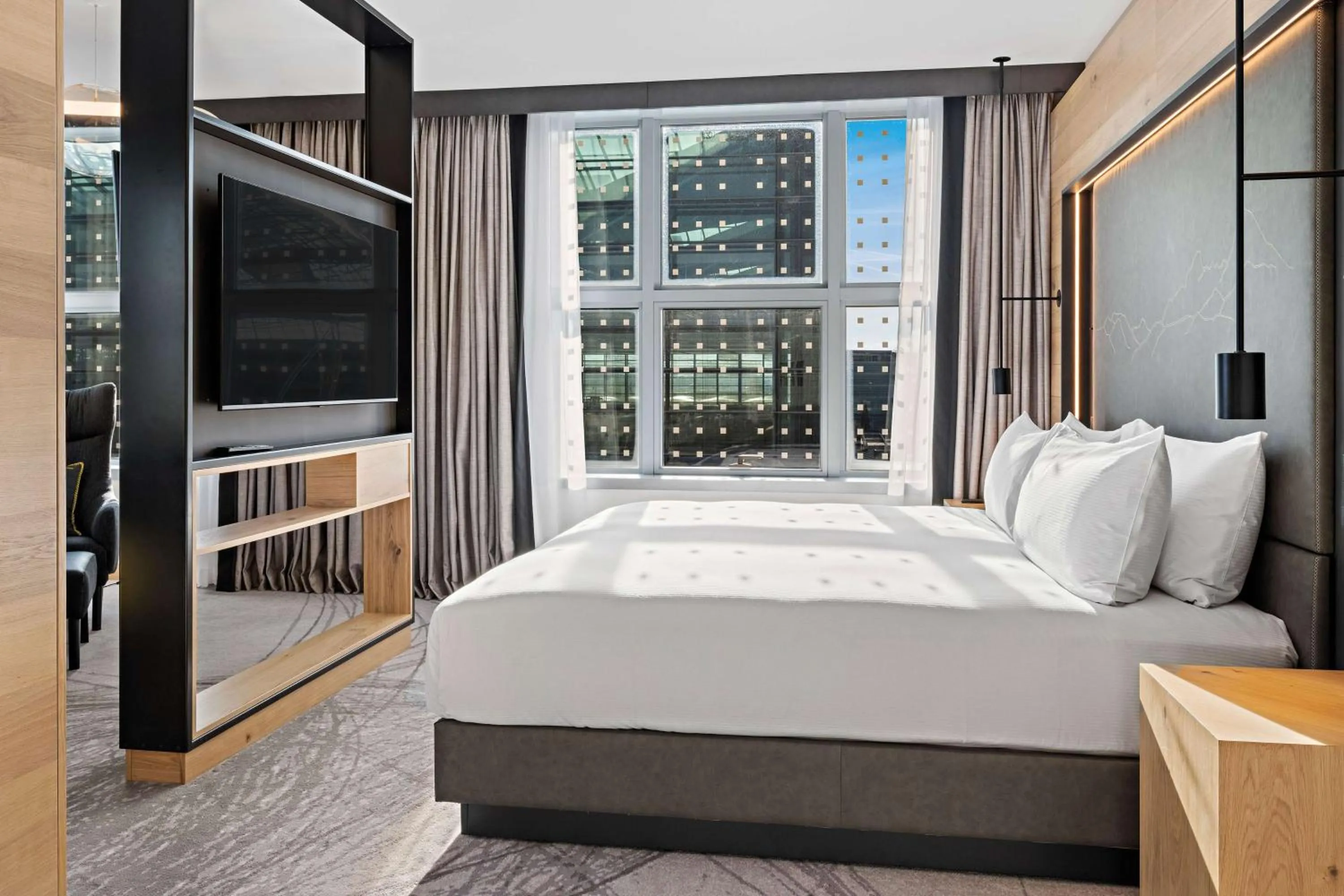 Bed in Hilton Munich Airport