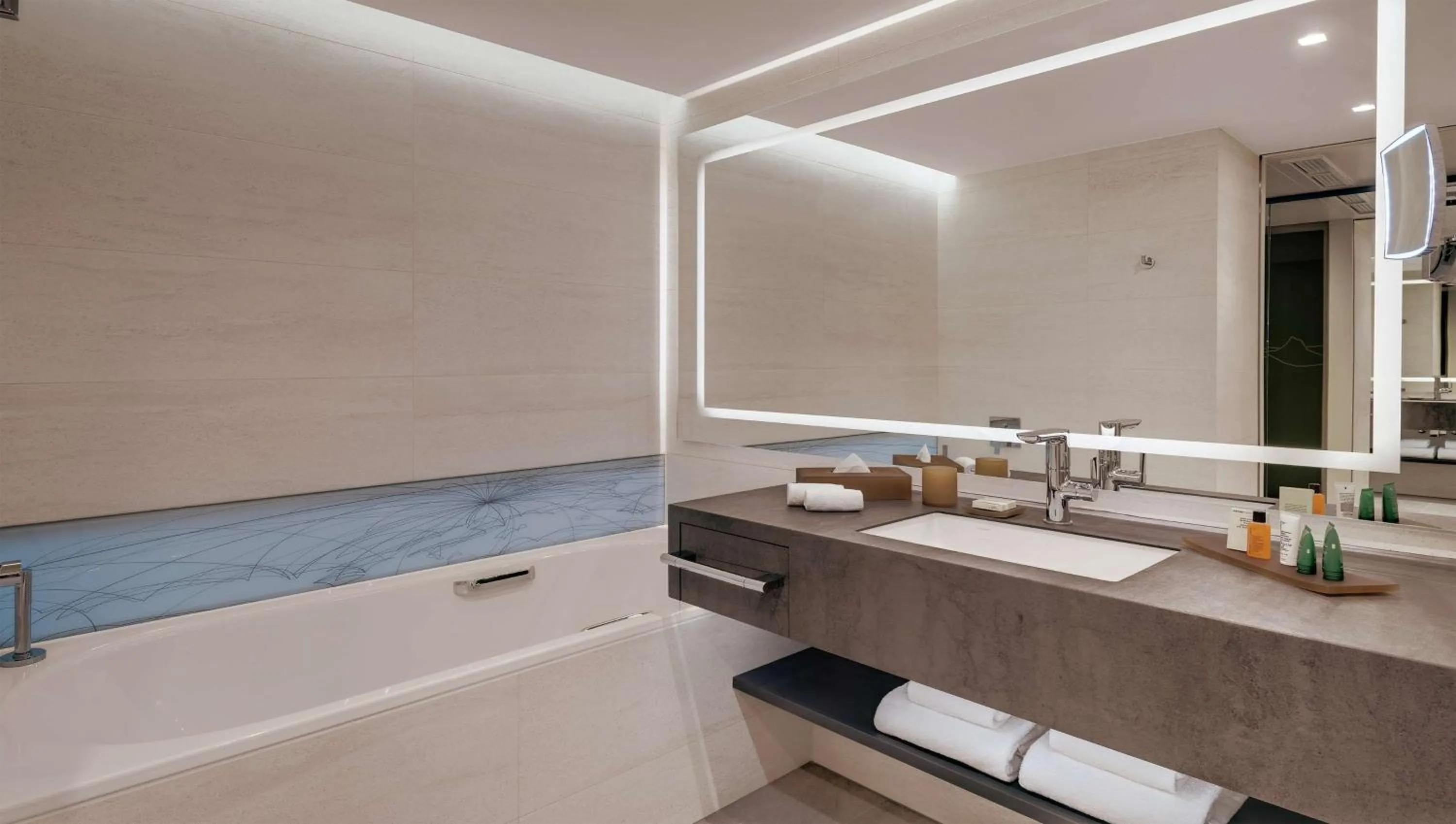 Bathroom in Hilton Munich Airport