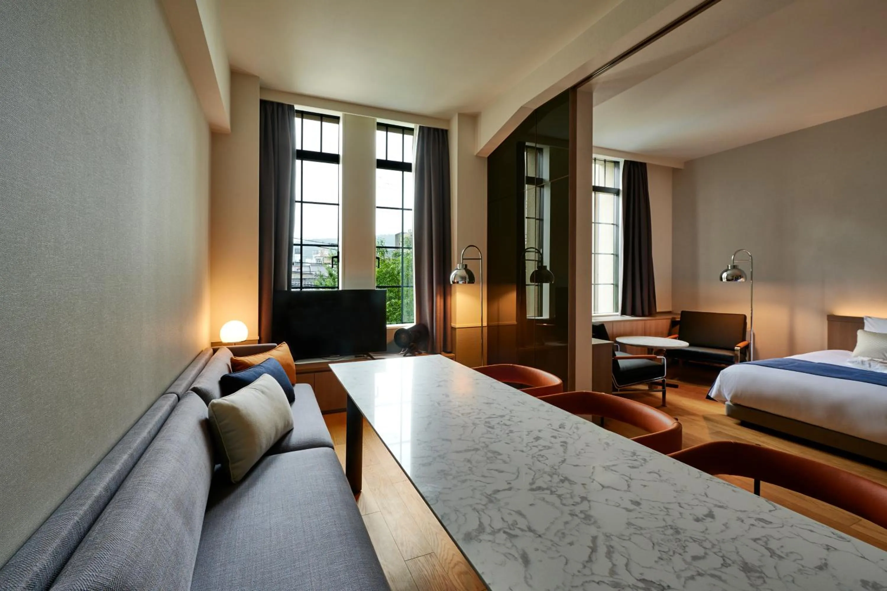 Photo of the whole room, Bed in The Gate Hotel Kyoto Takasegawa by Hulic