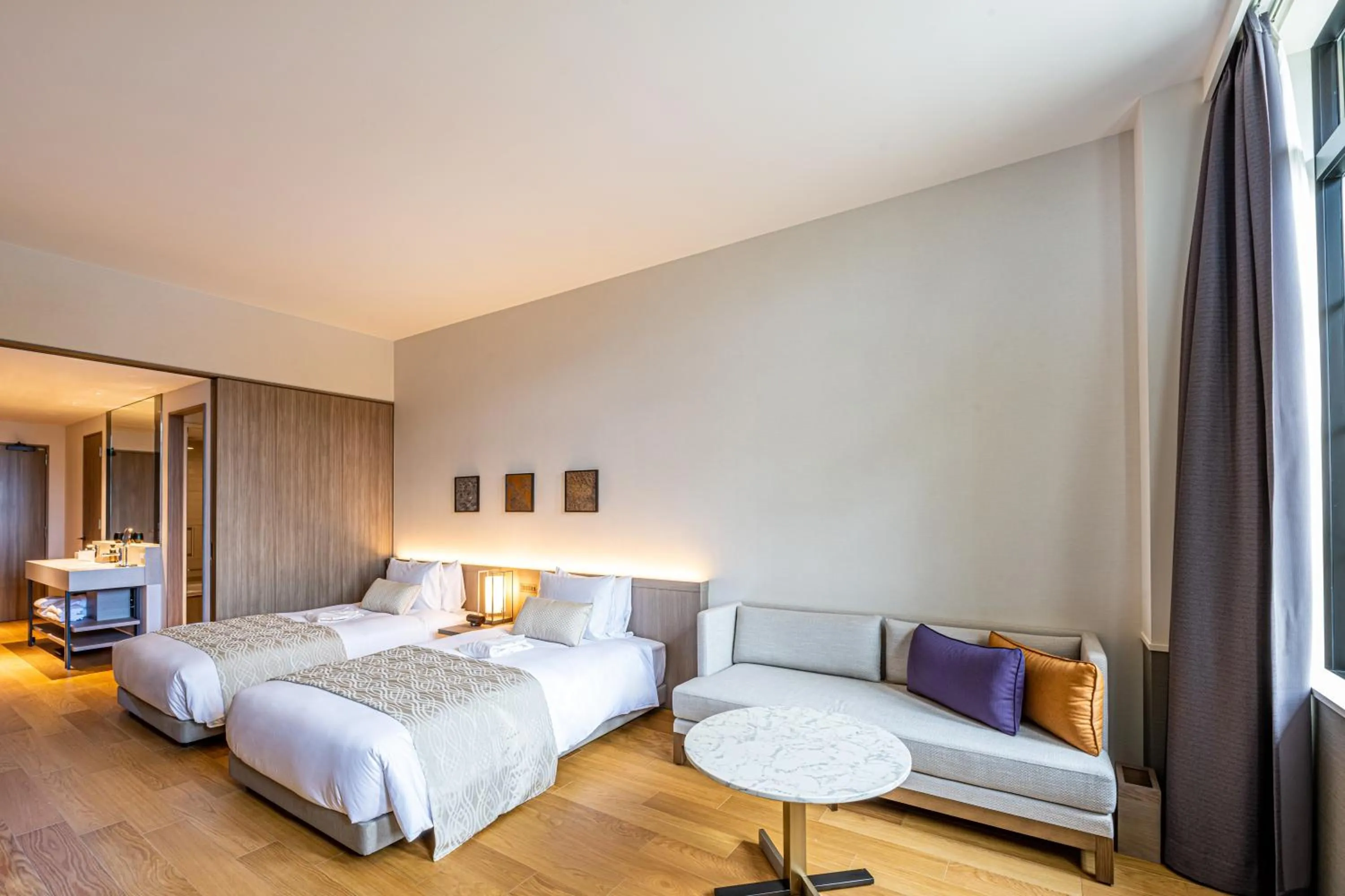 Photo of the whole room, Bed in The Gate Hotel Kyoto Takasegawa by Hulic