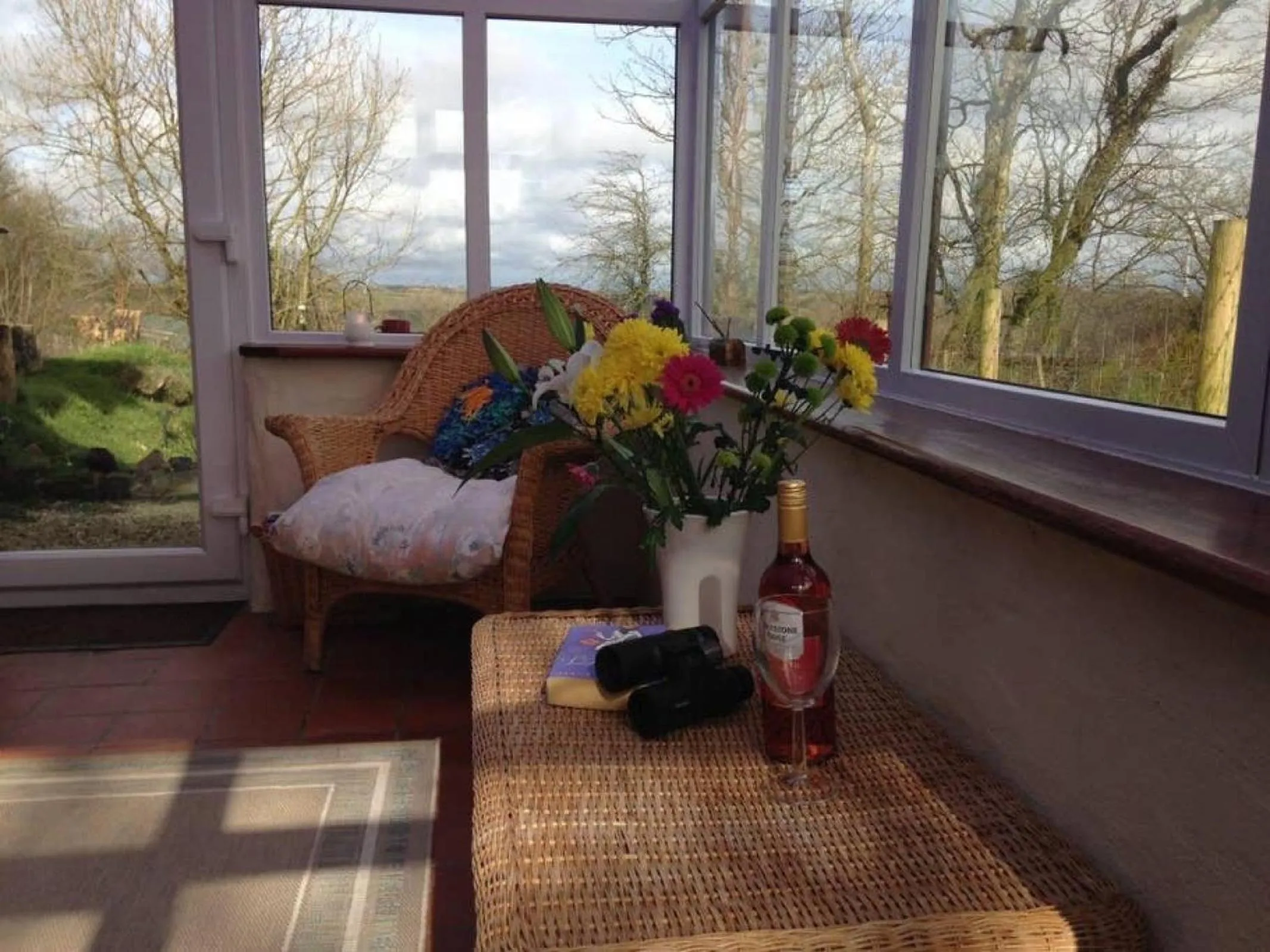 Seating area in Cottage Barn, Jacobstow