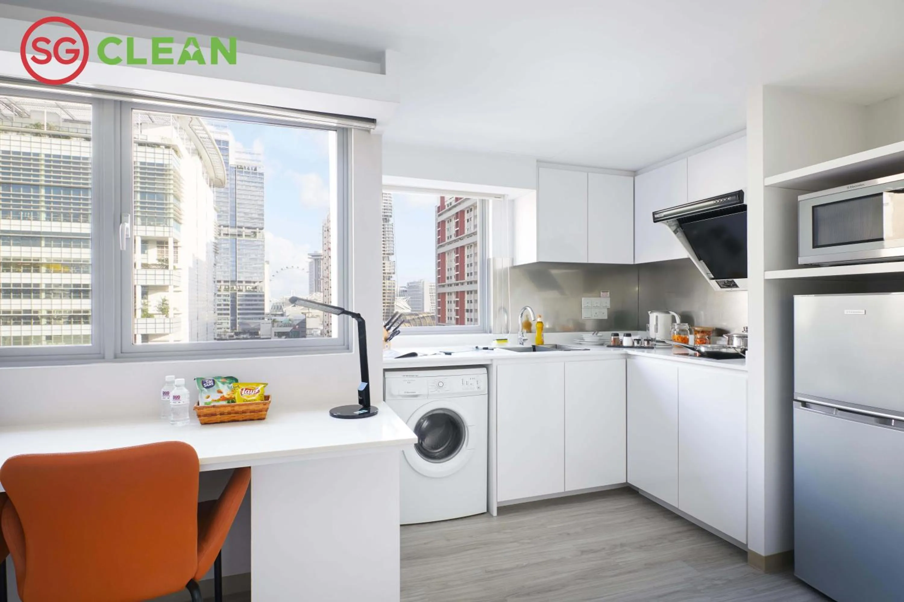 Kitchen or kitchenette in Wilby Central Serviced Apartments